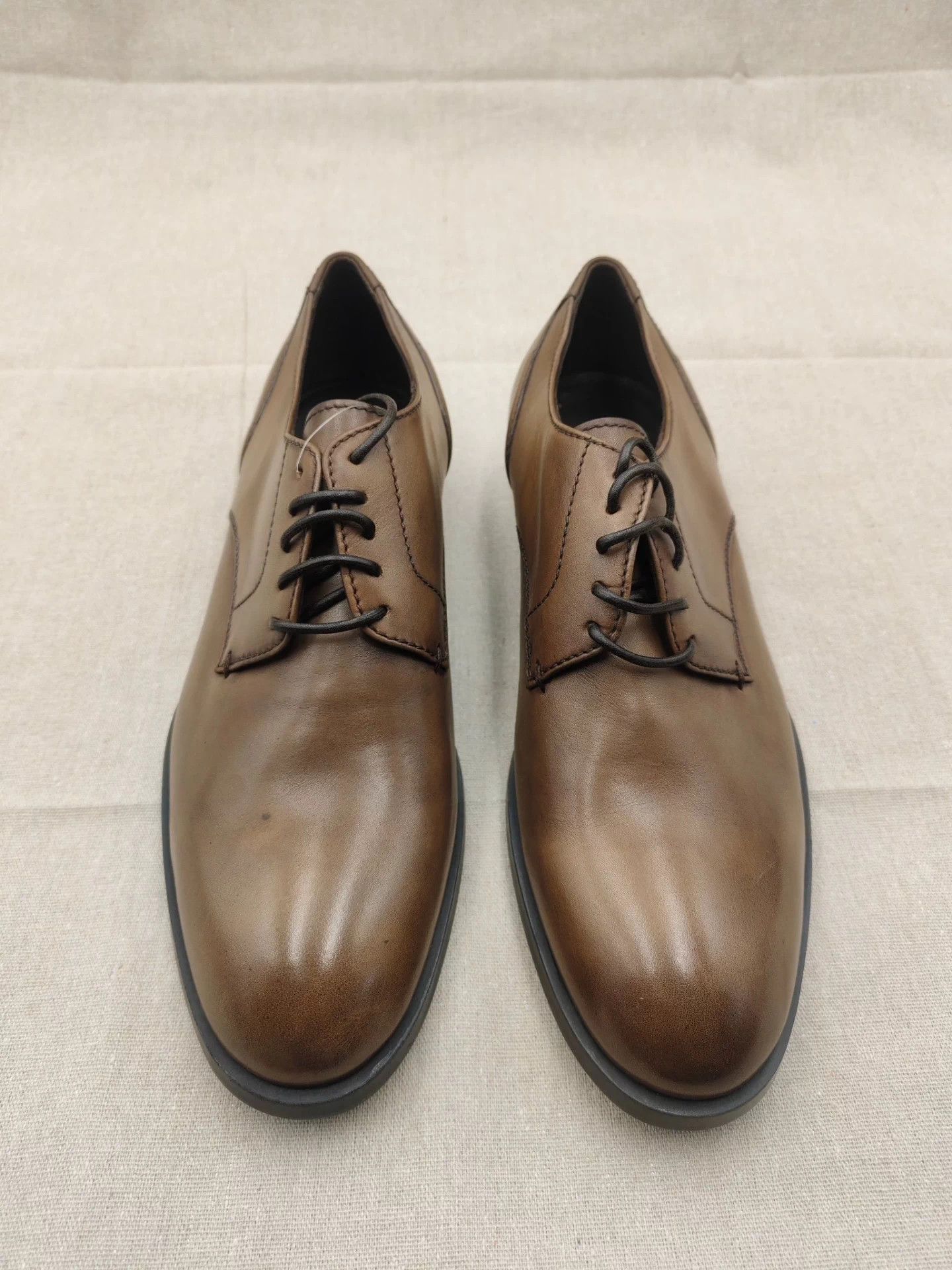 Ermenegildo Zegna Zegna Mainline Distressed Leather Derby 41.5,43,43.5 New Size US 8.5 / EU 41-42 - 3 Thumbnail