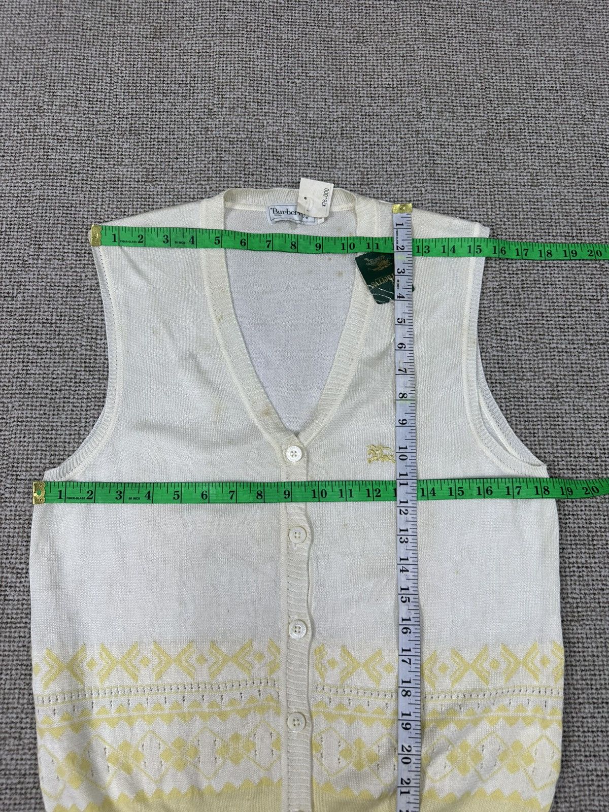 Burberry Vintage Burberry Tank Top Knit A977 Size S / US 4 / IT 40 - 7 Thumbnail