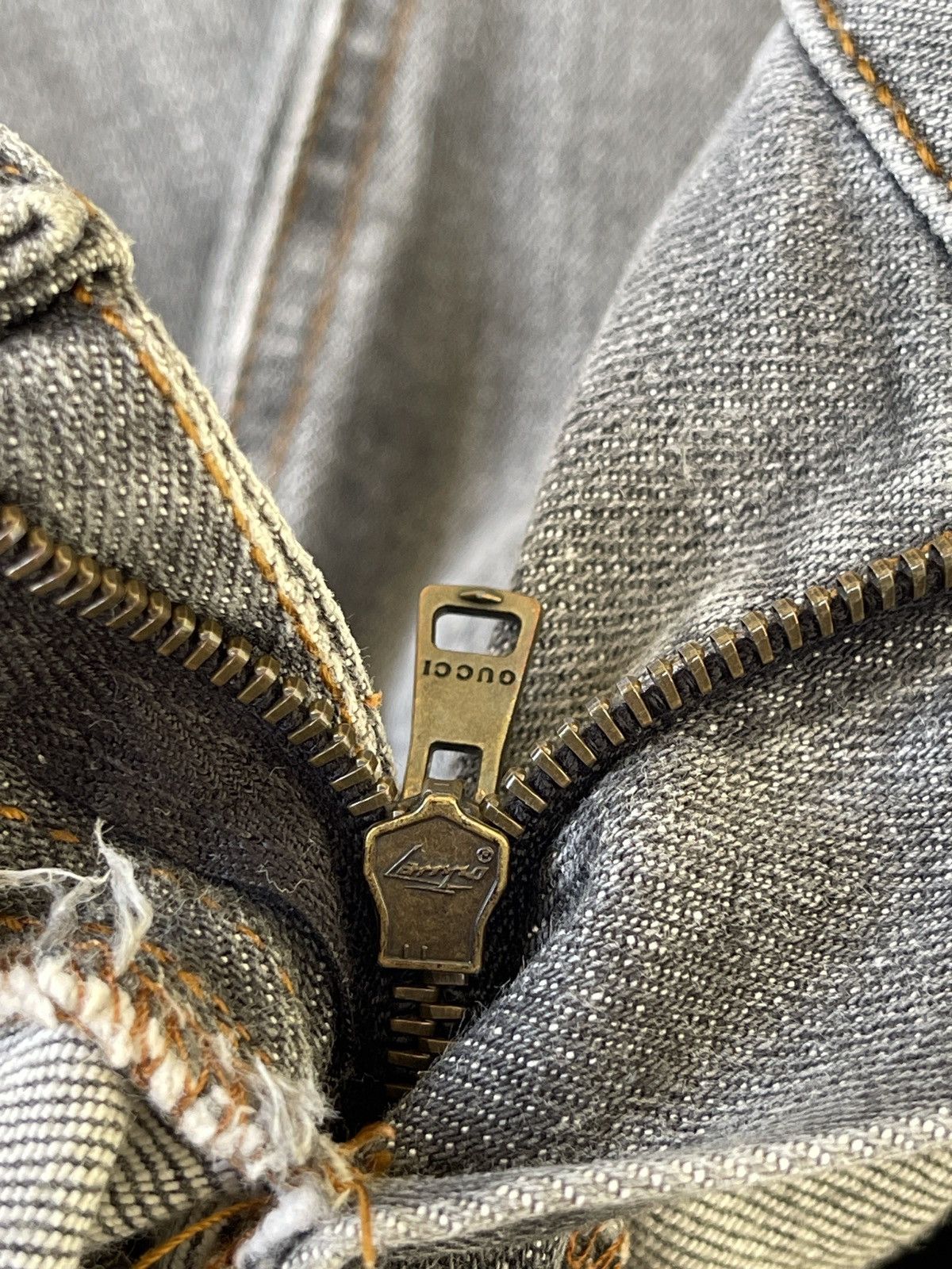 Gucci Vintage🔥Gucci🔥Flared Elastane Denim Y2k Size 29" - 12 Thumbnail