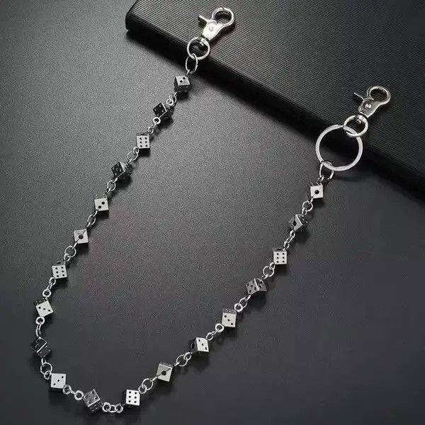 Other Mashima x Kamon 61CM Retro Style Dice Pants Chain Size ONE SIZE - 8 Thumbnail