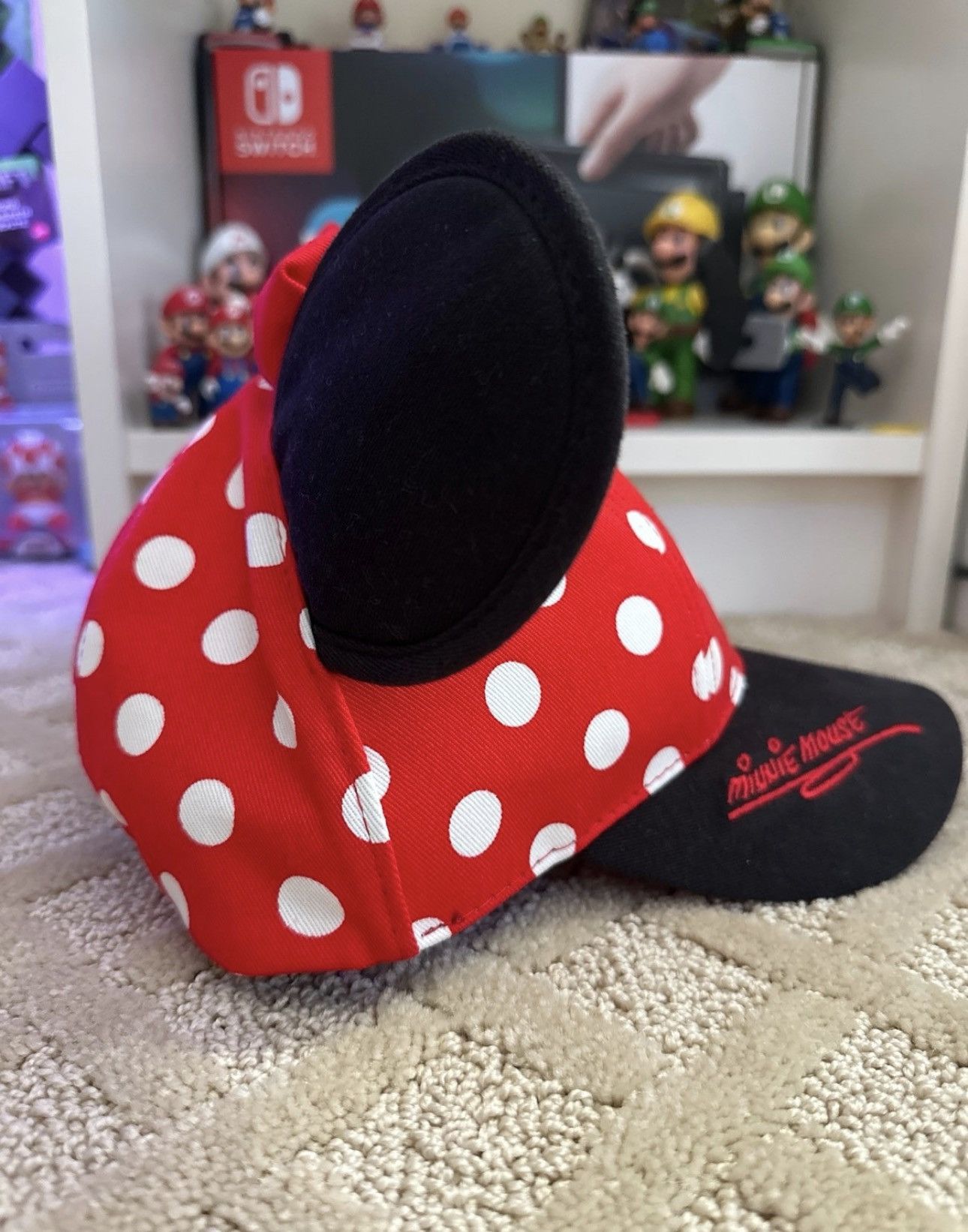 Disney Disneyparks Minnie Mouse Snapback Hat Size ONE SIZE - 2 Thumbnail