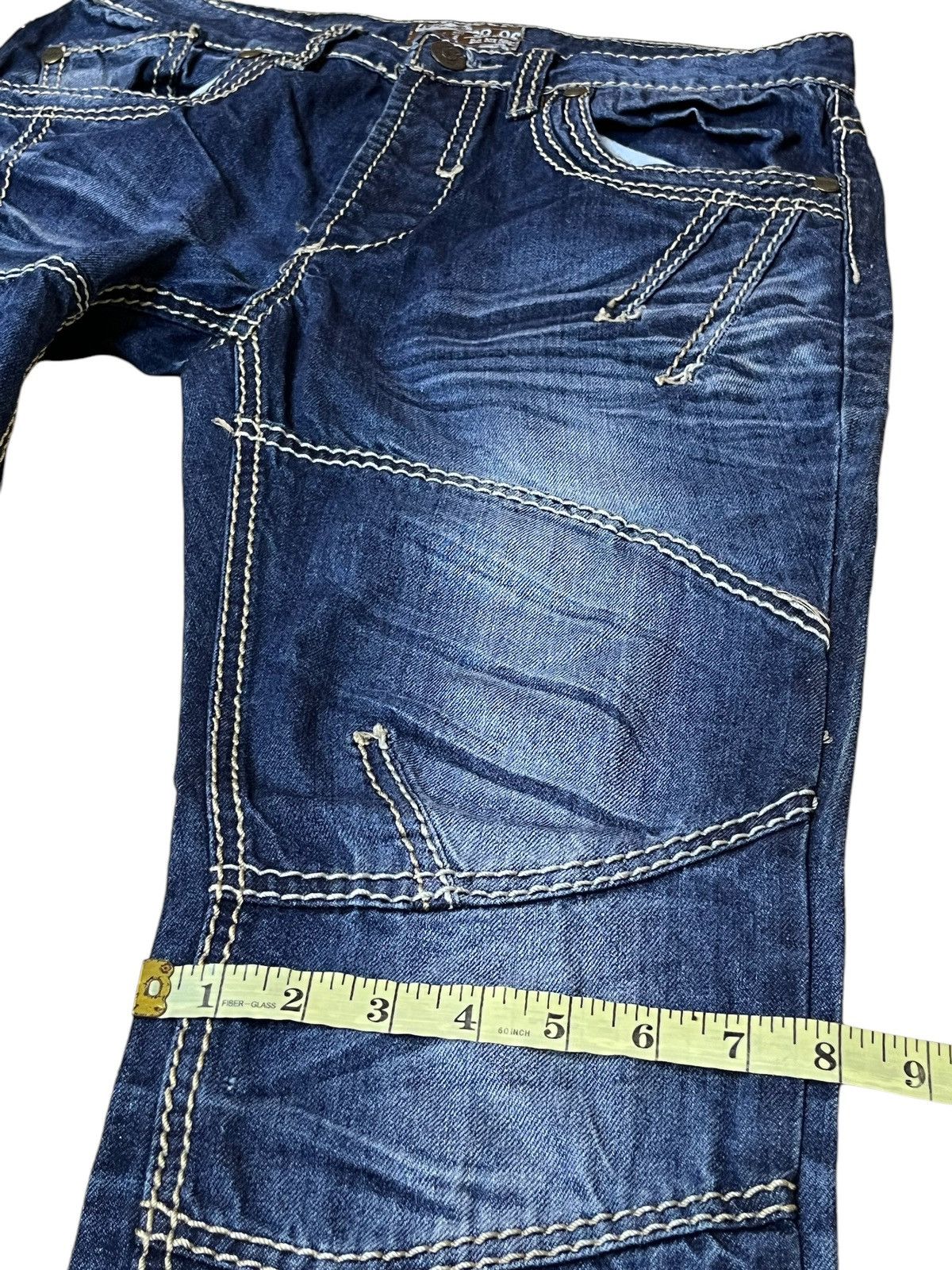Japanese Brand SICK🔥JAPANESE BRAND REG 98-86 STYLE JEANS Size US 32 / EU 48 - 10 Thumbnail