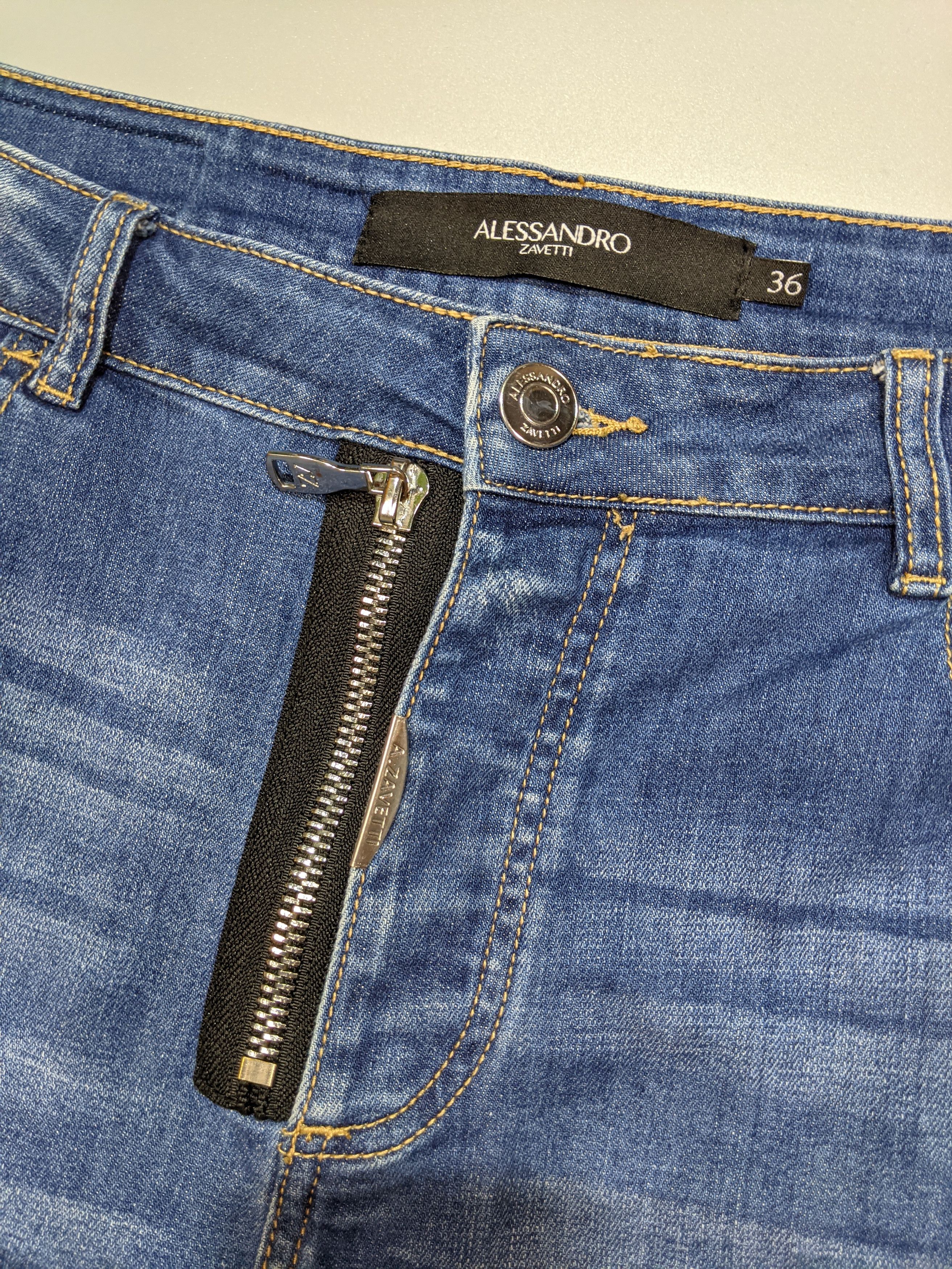 Japanese Brand ALESSANDRO ZAVETTI JEANS Men's Size W36 L32 Size US 36 / EU 52 - 8 Thumbnail