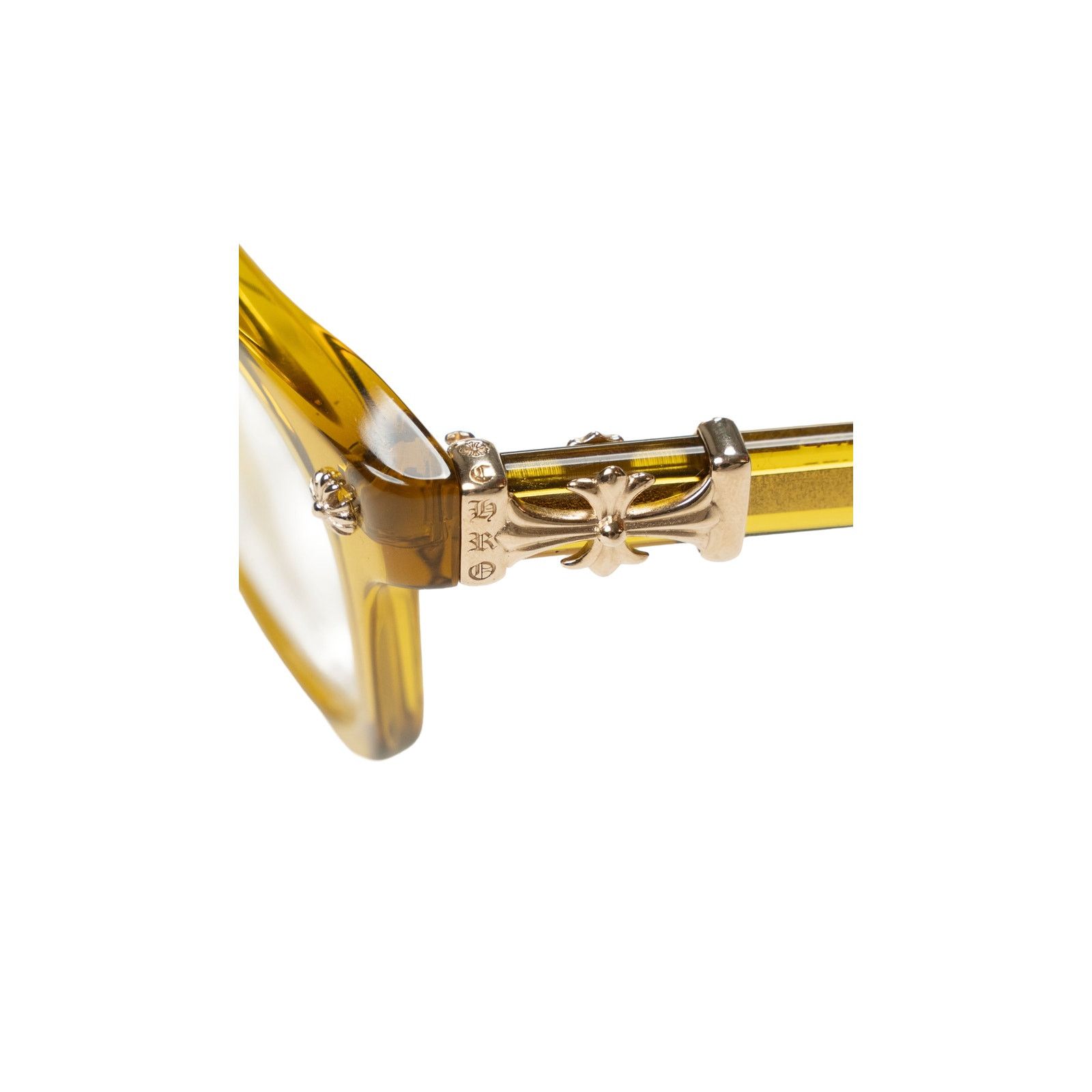 Chrome Hearts Cox Ucker Yellow Glasses Size ONE SIZE - 7 Thumbnail