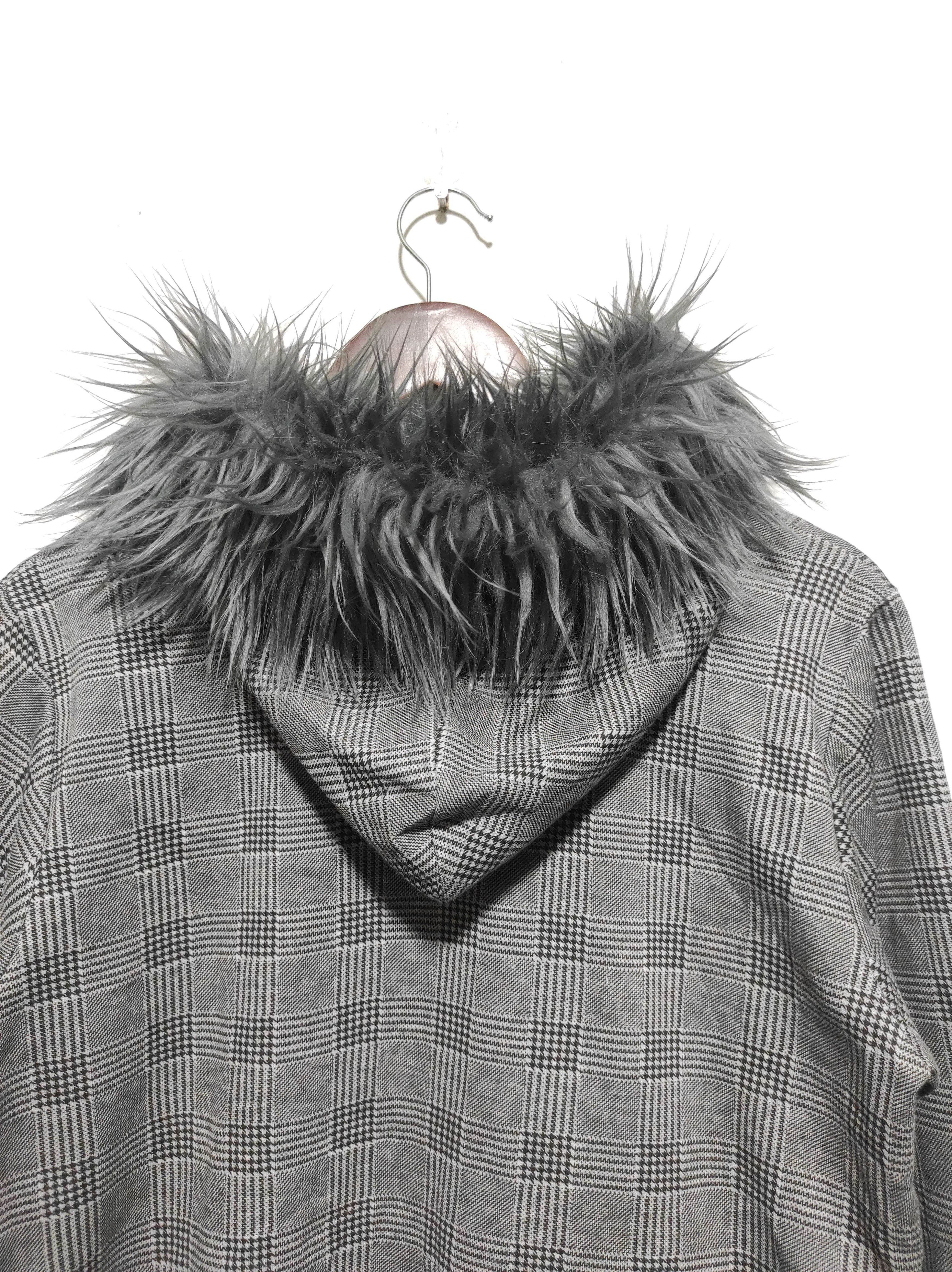 Hysteric Glamour TKMIXPICE Asymetrical Double Zip Fur Hoodie LGB style Size US M / EU 48-50 / 2 - 13 Thumbnail