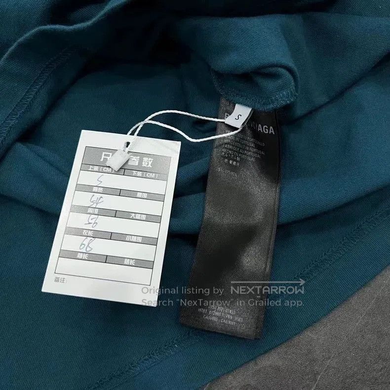 Balenciaga Balenciaga embroidered logo short-sleeve T-shirt size S. Size US S / EU 44-46 / 1 - 6 Thumbnail