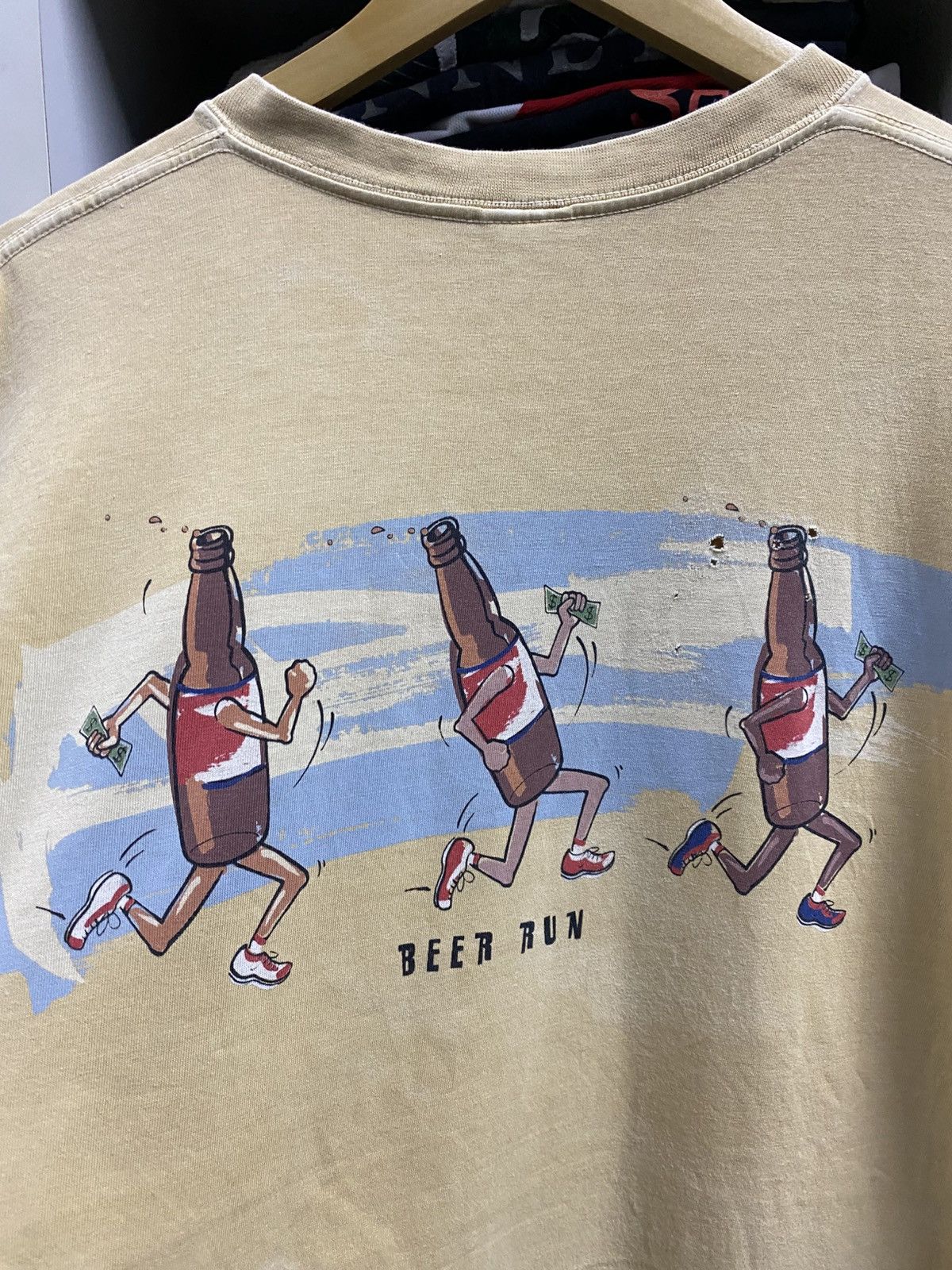 Vintage Vintage Beer Run Crazy Shirt Size US L / EU 52-54 / 3 - 4 Thumbnail