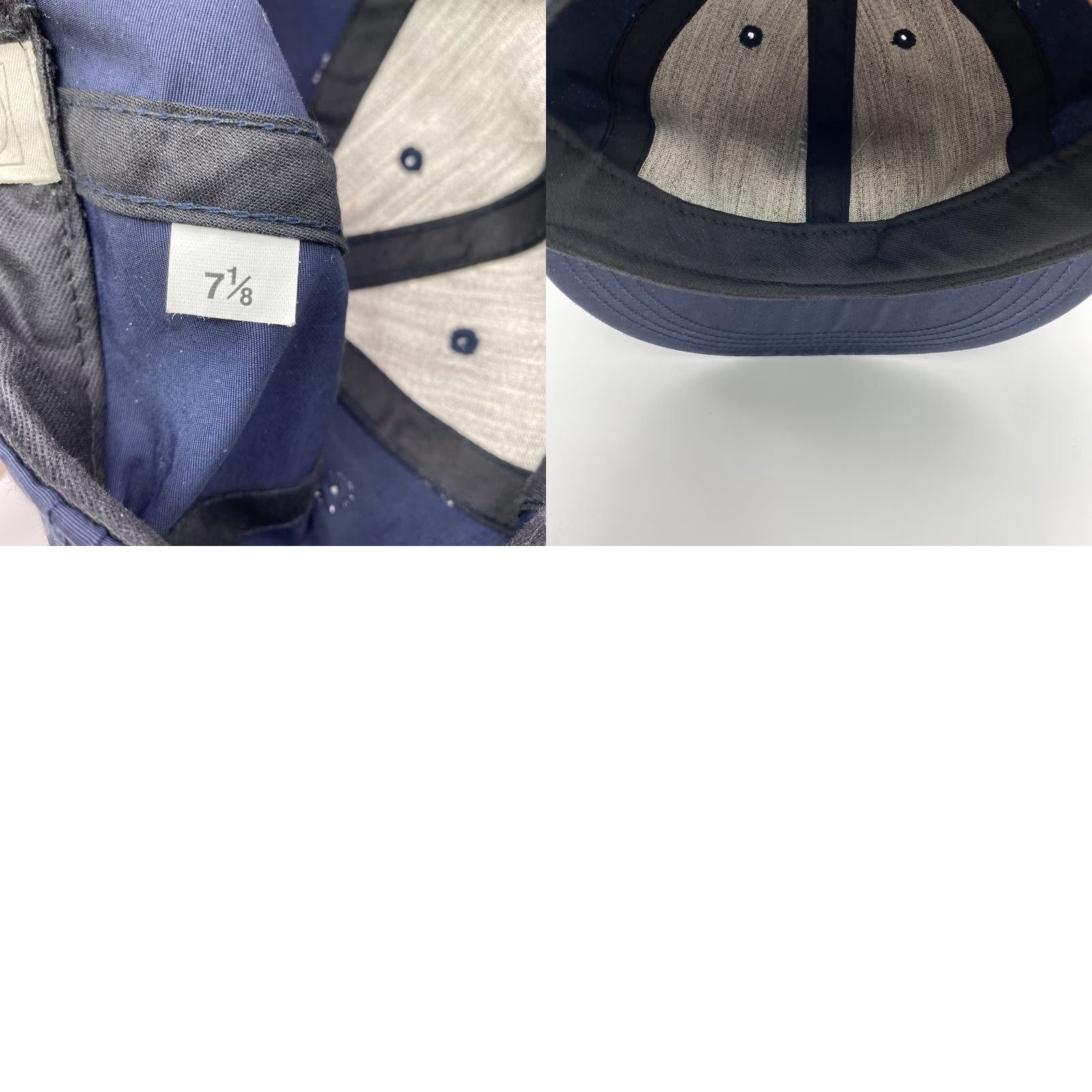 Paa VINTAGE Paa Fitted 6-Panel Baseball Cap Mens Adjustable Navy Blue Twill Lightweight Classic Size ONE SIZE - 8 Thumbnail