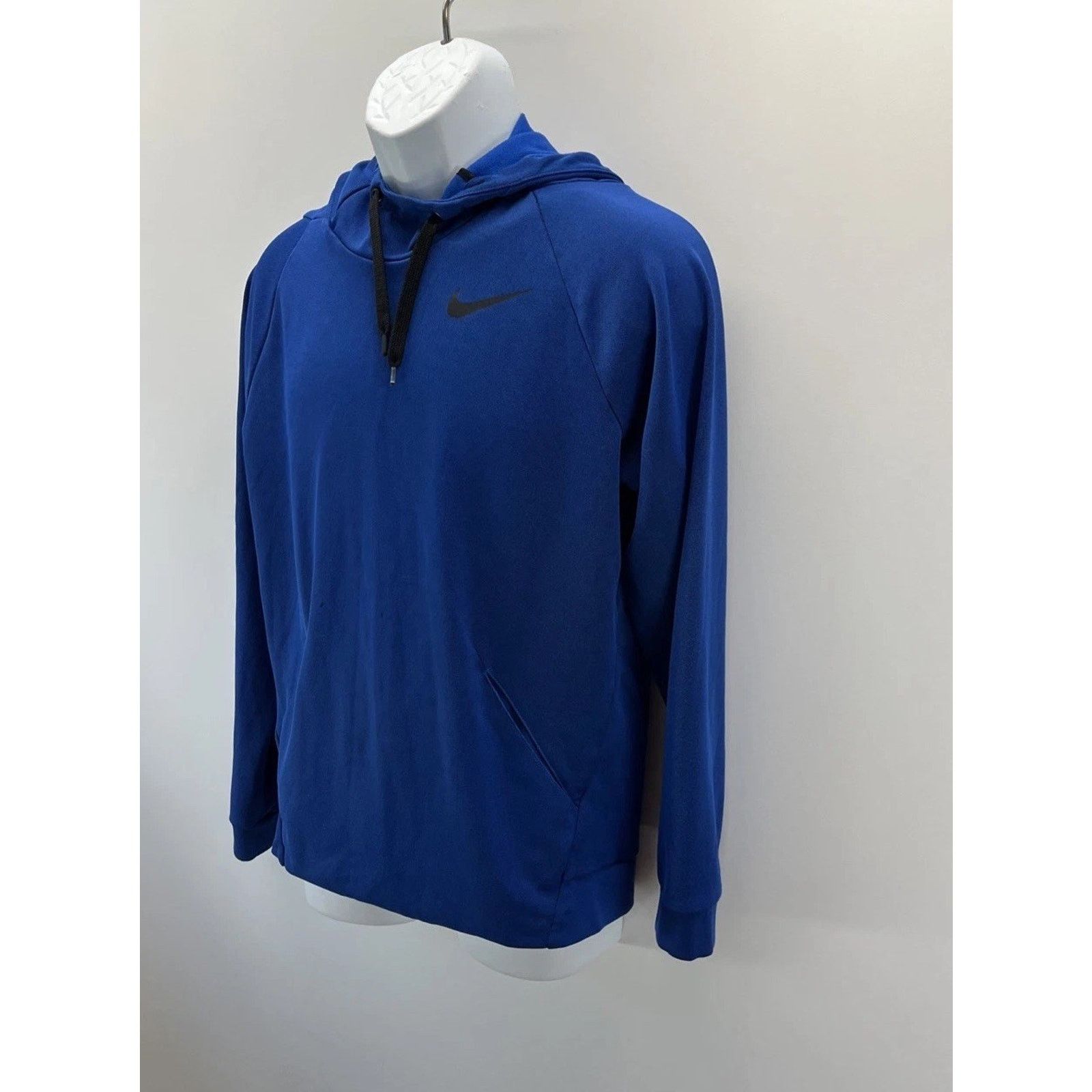 Nike Nike Hoodie Mens Small Blue Pullover Fleece Swoosh Size US S / EU 44-46 / 1 - 3 Thumbnail