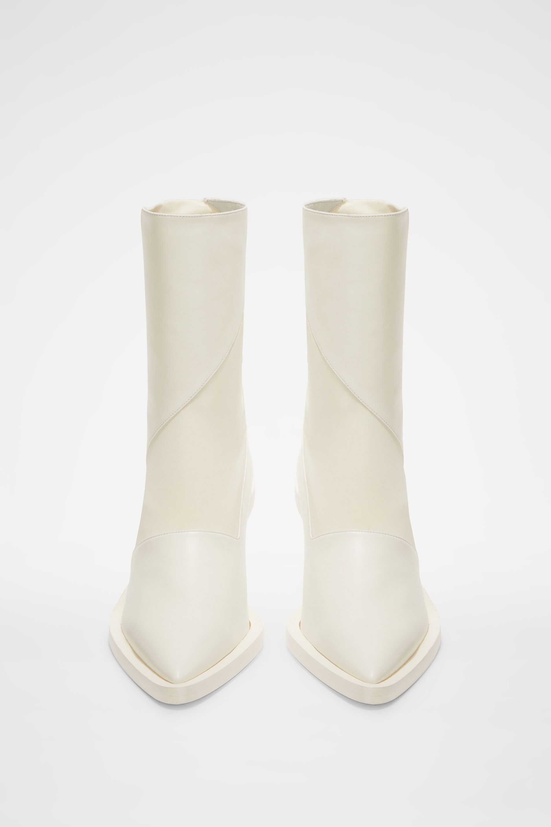 Jil Sander o1y1025 Ankle Boots in White Size US 7 / IT 37 - 5 Thumbnail