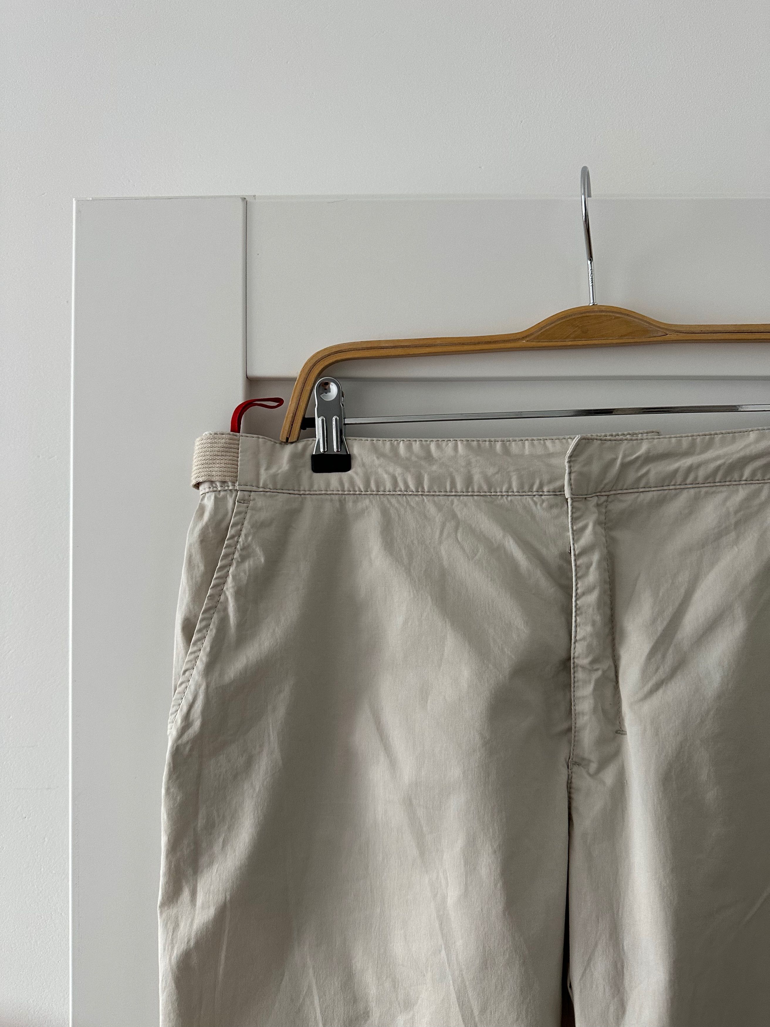 Prada Prada cream trousers pants distressed Size US 34 / EU 50 - 2 Thumbnail