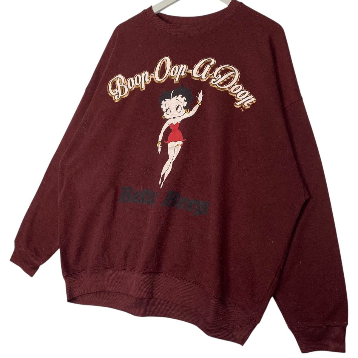 Other Vintage Betty Boop Printed Crewneck Sweatshirt Red Size LL Size US L / EU 52-54 / 3 - 2 Thumbnail