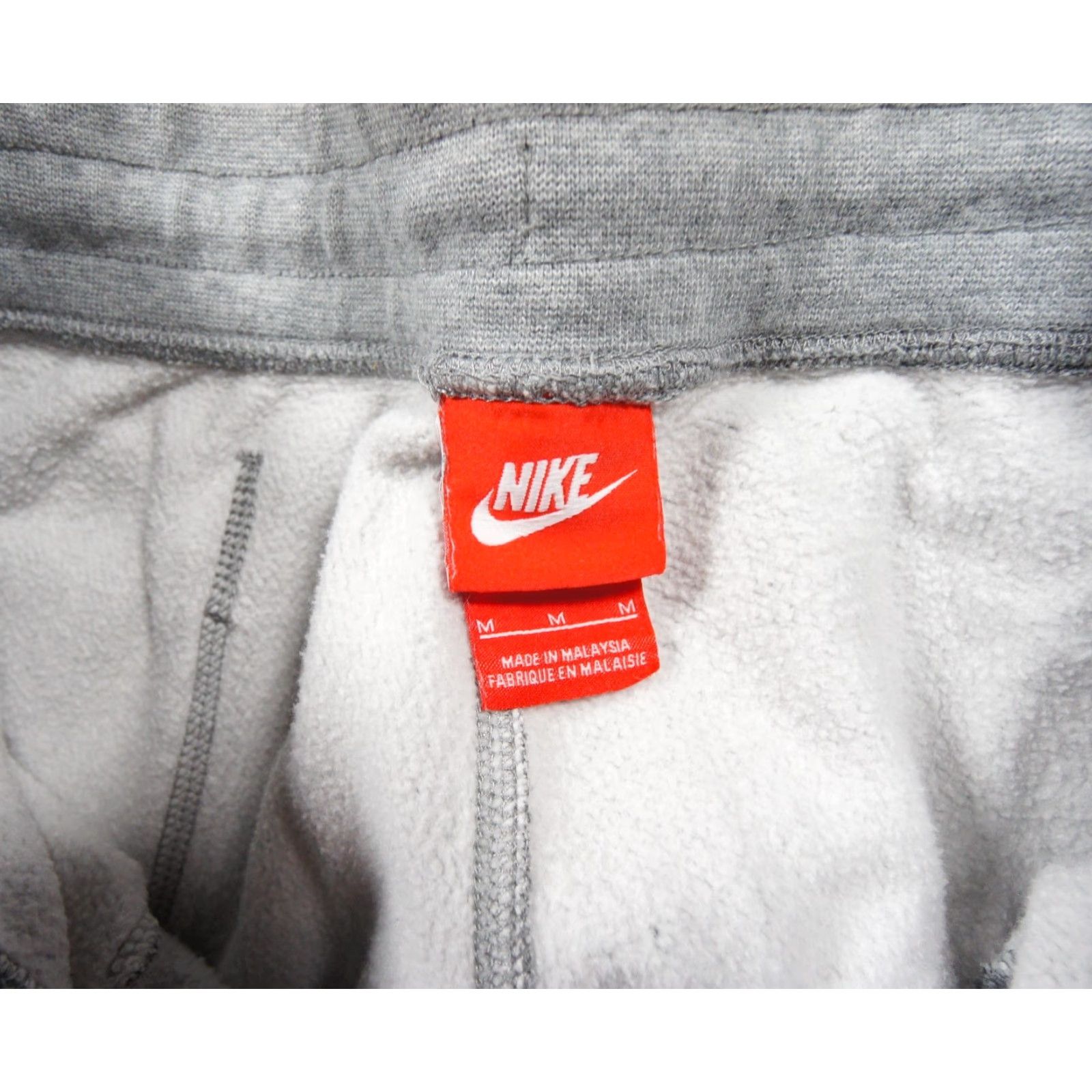 Nike Nike Sweatpants Mens M Gray Joggers Fleece Tapered Swoosh Casual Size US 31 - 7 Thumbnail