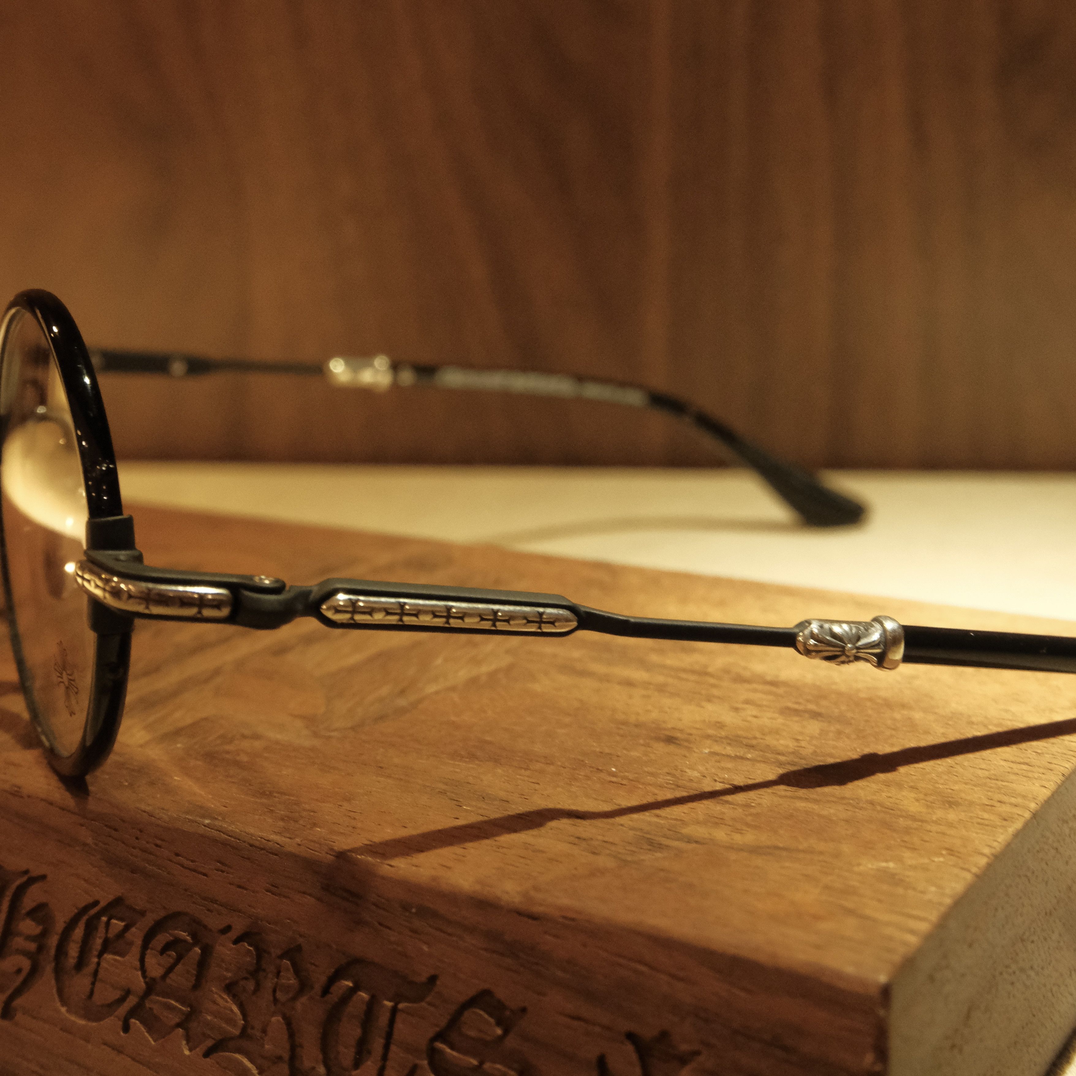 Chrome Hearts CHROME HEARTS EDITH F BLACK/SILVER GLASSES Size ONE SIZE - 11 Thumbnail