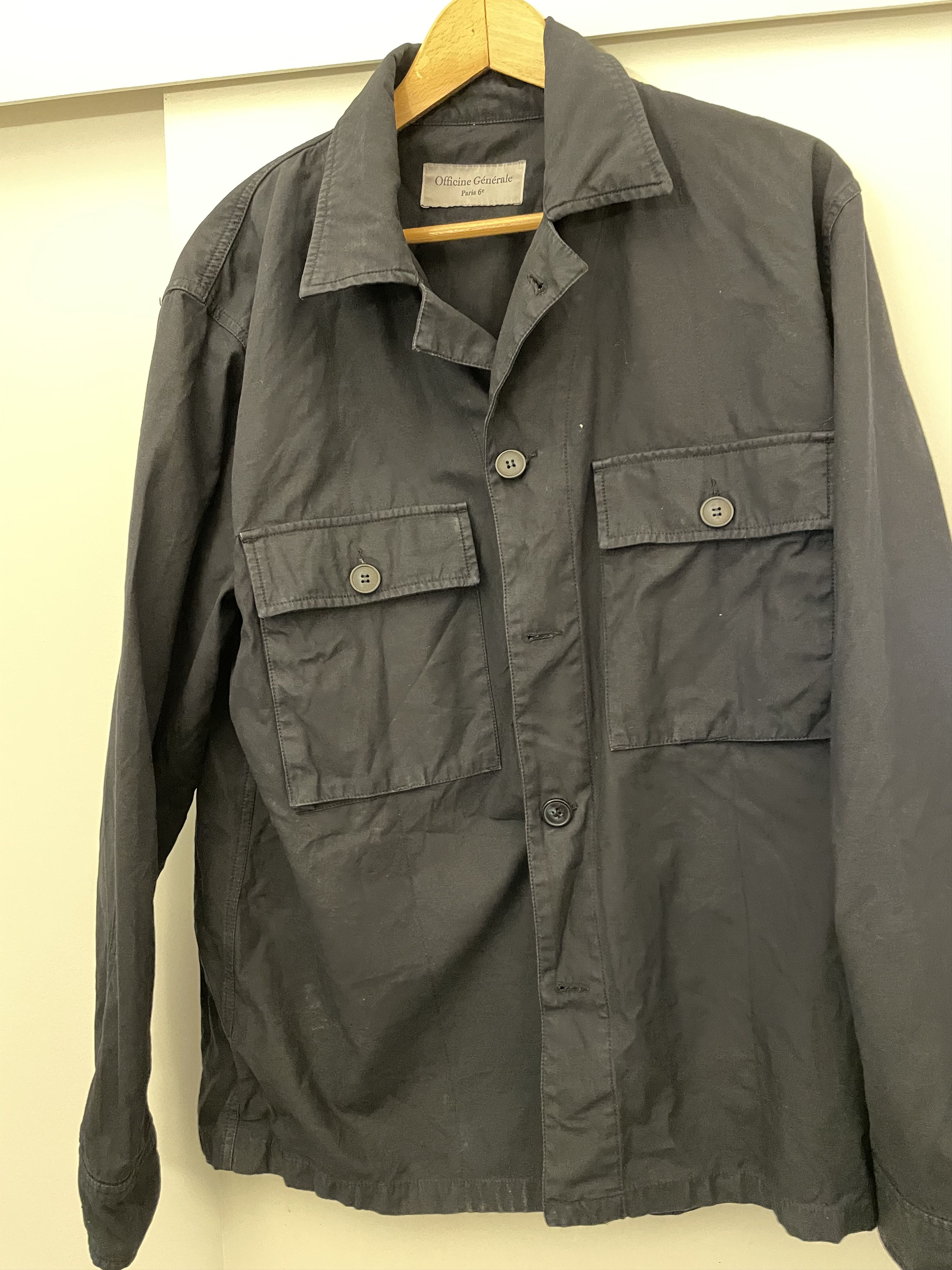 Officine Generale Shacket / shirt with large button pockets Size US XL / EU 56 / 4 - 1 Thumbnail