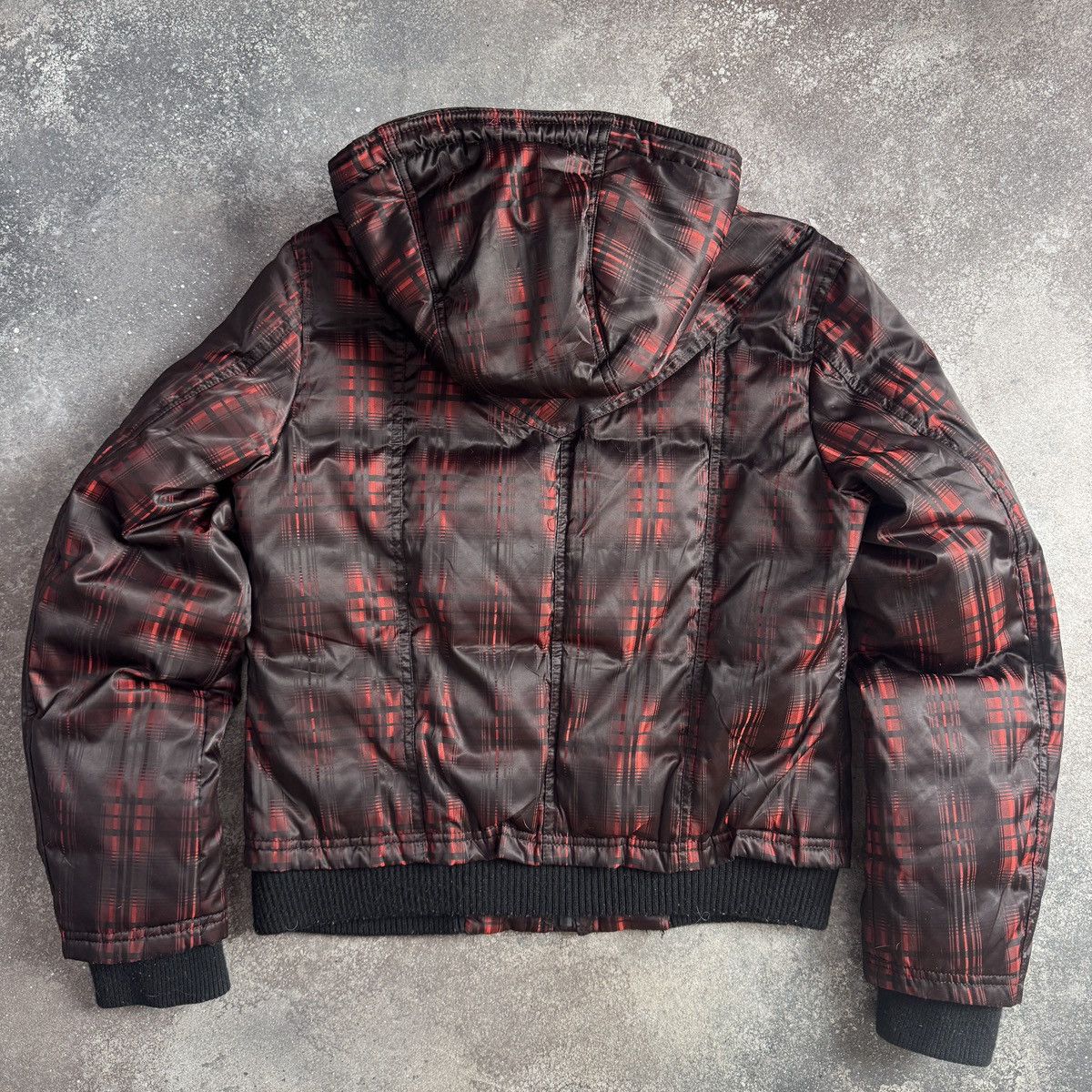 If Six Was Nine Avant Garde Vintage Y2K Faux Fur Puffer Down Bomber Jacket Size US M / EU 48-50 / 2 - 11 Thumbnail