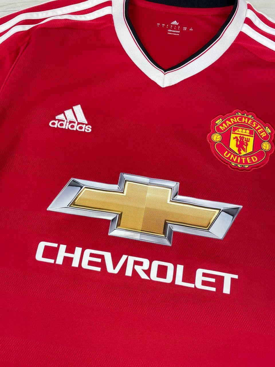 Adidas Adidas Manchester United 2015 2016 Home Shirt Soccer Jersey Size US L / EU 52-54 / 3 - 5 Thumbnail