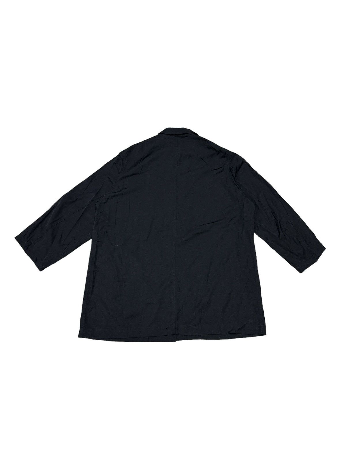 Y's for Men Y'S FOR MEN WOOL RAYON LONG-SLEEVED GABARDINE SHIRT Size US L / EU 52-54 / 3 - 2 Thumbnail