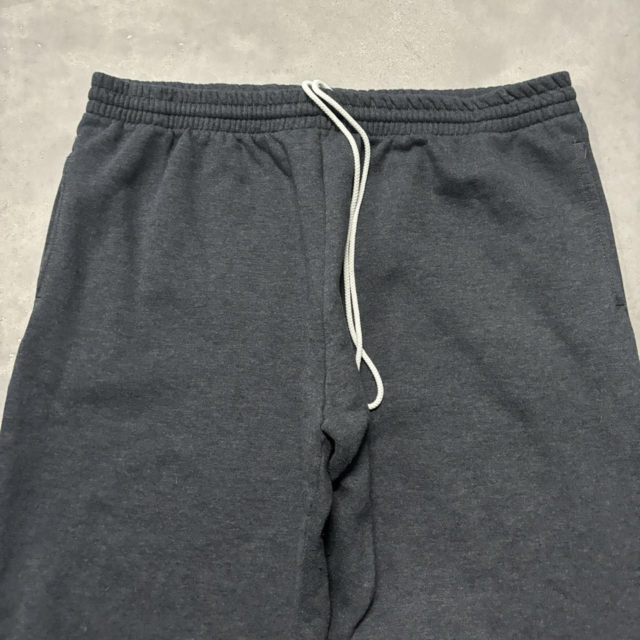 Japanese Brand × Vintage Crazy Vintage Y2K/2000s Baggy Dark Grey Skater Grunge Sweatpants! Size US 36 / EU 52 - 4 Thumbnail