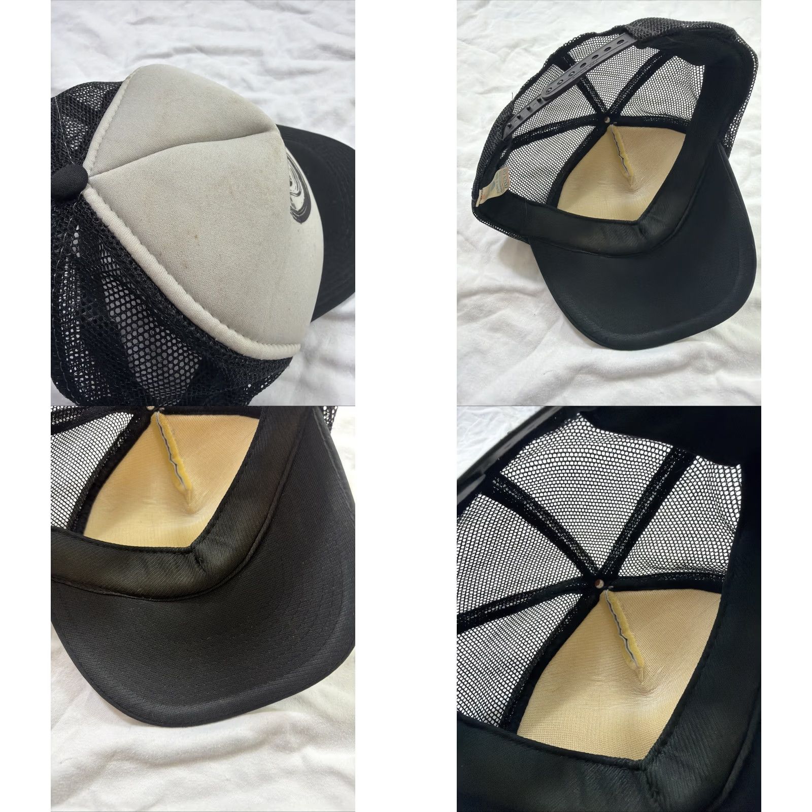 Vintage VINTAGE Nissin Trucker Hat Black Gray “drink And Destroy” “beer Lords” Men One Size Hat Size ONE SIZE - 9 Thumbnail