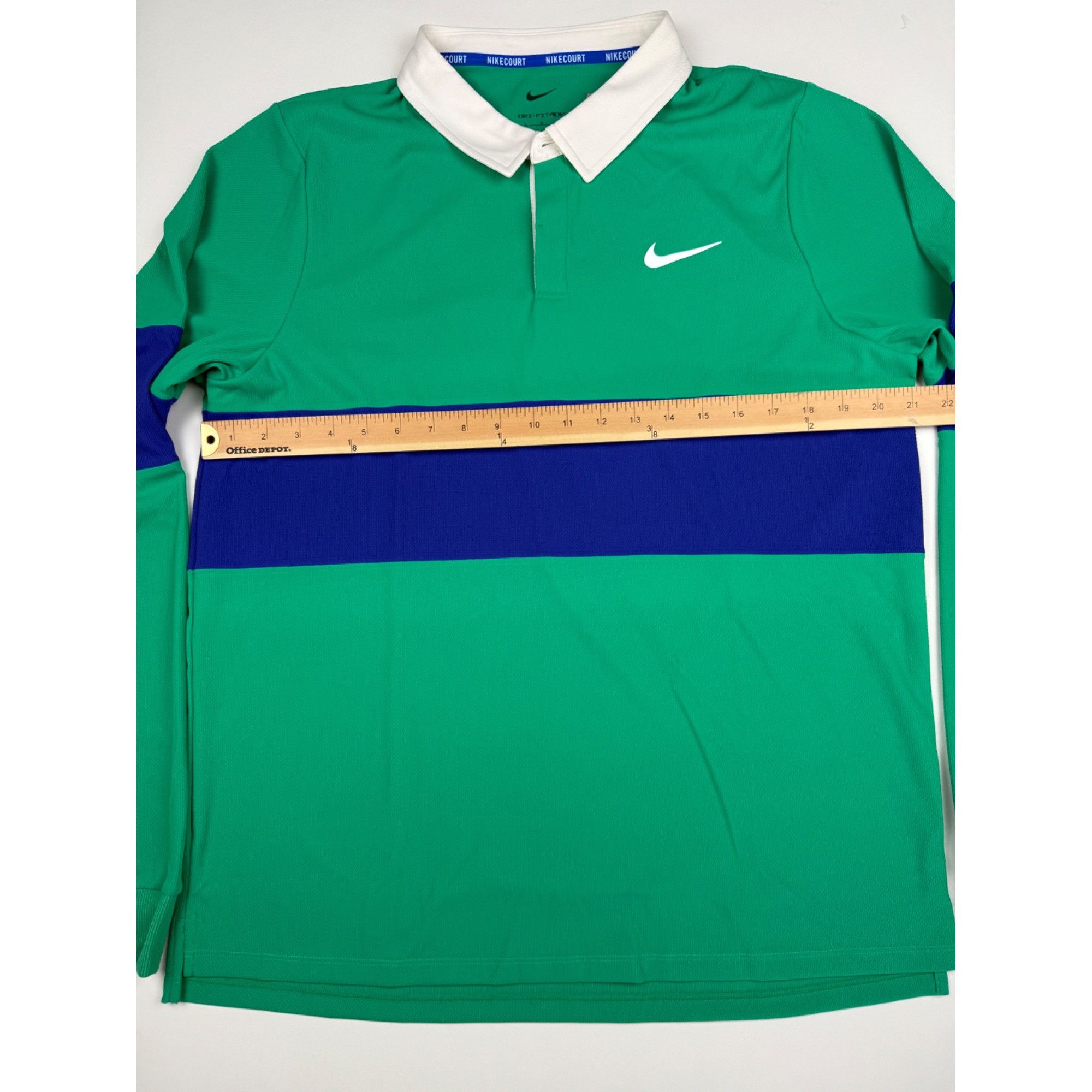 Nike Size L - $120 Nike Court Advantage Slam Dri-Fit ADV Long Sle Size US L / EU 52-54 / 3 - 2 Thumbnail