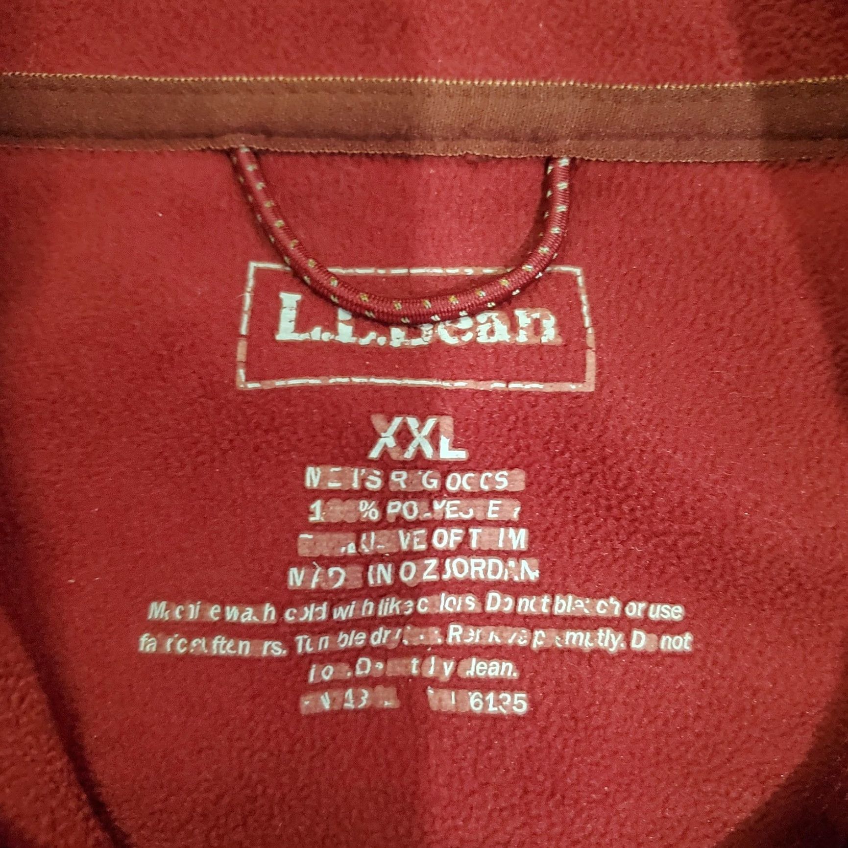 Vintage L.L.Bean Vest Mens 2XL Red Polartec Full Zip Outdoor Casual Warm Fleece Size US XXL / EU 58 / 5 - 4 Thumbnail