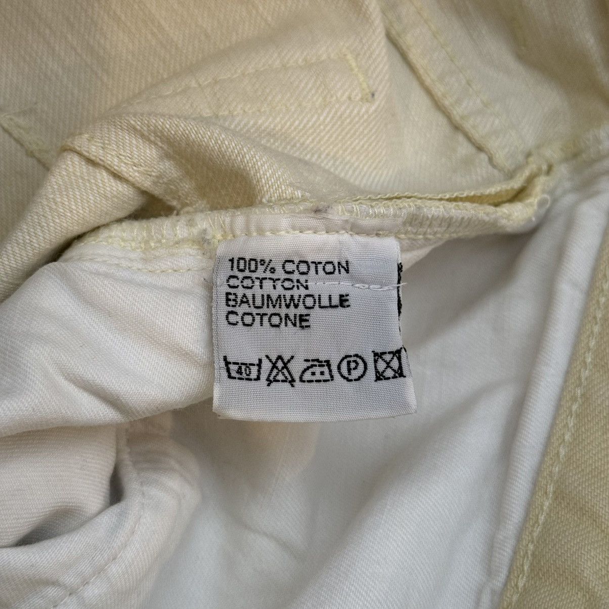Dior Dior Homme SS06 Jaune Clair Clawmark Jeans Size US 27 - 9 Thumbnail