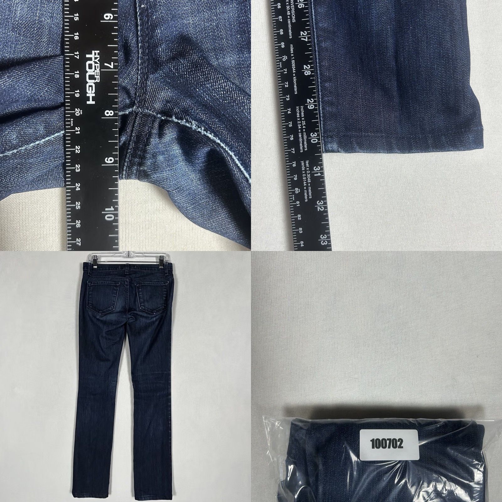 J Brand J Brand Jeans Blue Denim Straight Leg Womens Size 26 Medium Wash Low Rise Denim"} Size 26" / US 2 / IT 38 - 8 Thumbnail