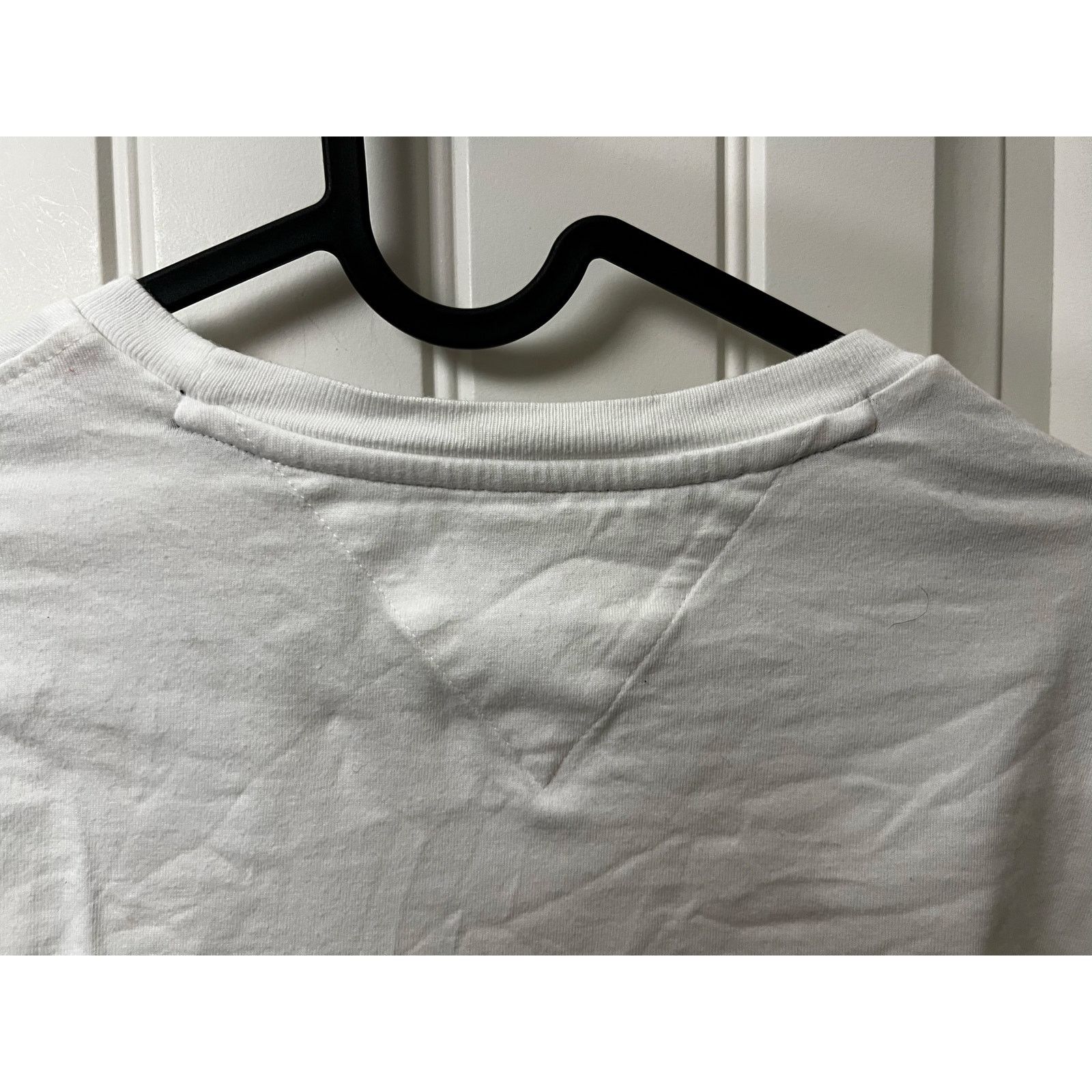 Tommy Hilfiger Tommy Jeans Cropped Long Sleeve T-Shirt ribbed neck stretch Size XS / US 0-2 / IT 36-38 - 12 Thumbnail
