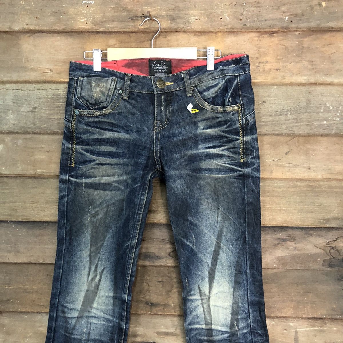 Japanese Brand HotchKiss Blue Denim Jeans Pants #7383 Size 26" / US 2 / IT 38 - 2 Thumbnail