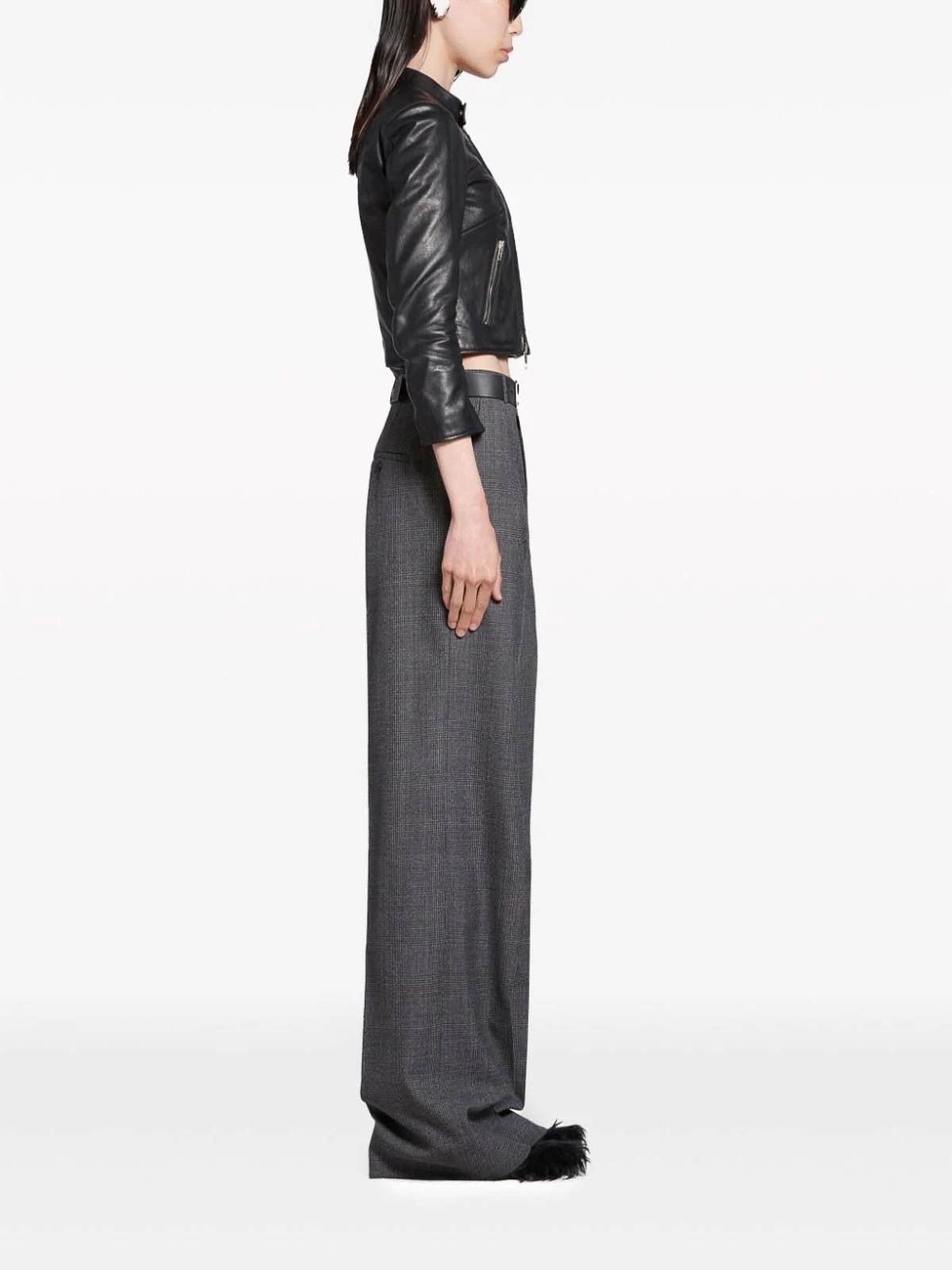 Balenciaga o1bcso1str1225 Dup / Regular Fit Tailored Pants in Grey Size 27" / US 4 / IT 40 - 3 Thumbnail