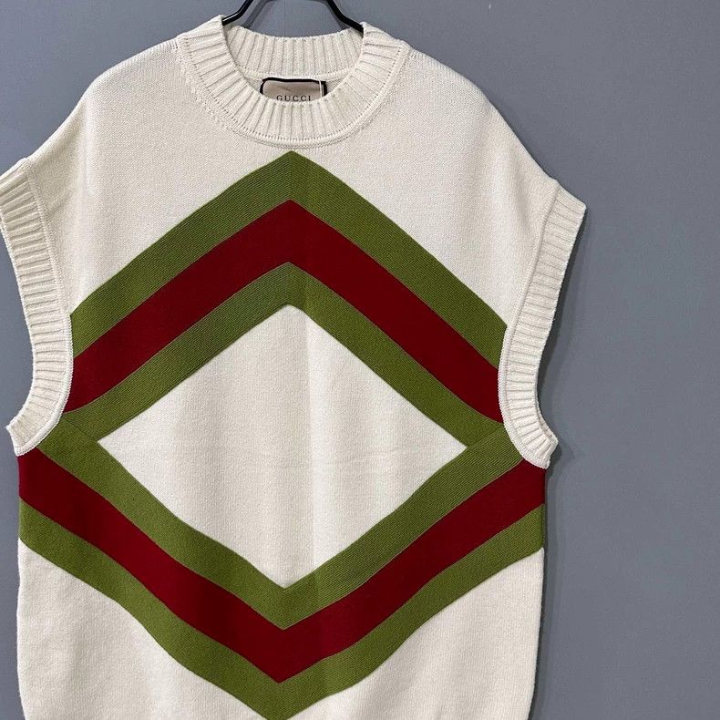 Gucci Gucci White webbing sleeveless vest 2502-Nextarrow Size US S / EU 44-46 / 1 - 2 Thumbnail