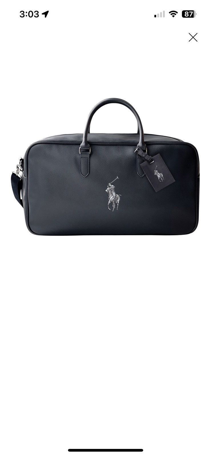 Polo Ralph Lauren Ralph Lauren Leather Duffle Bag Size ONE SIZE - 2 Thumbnail