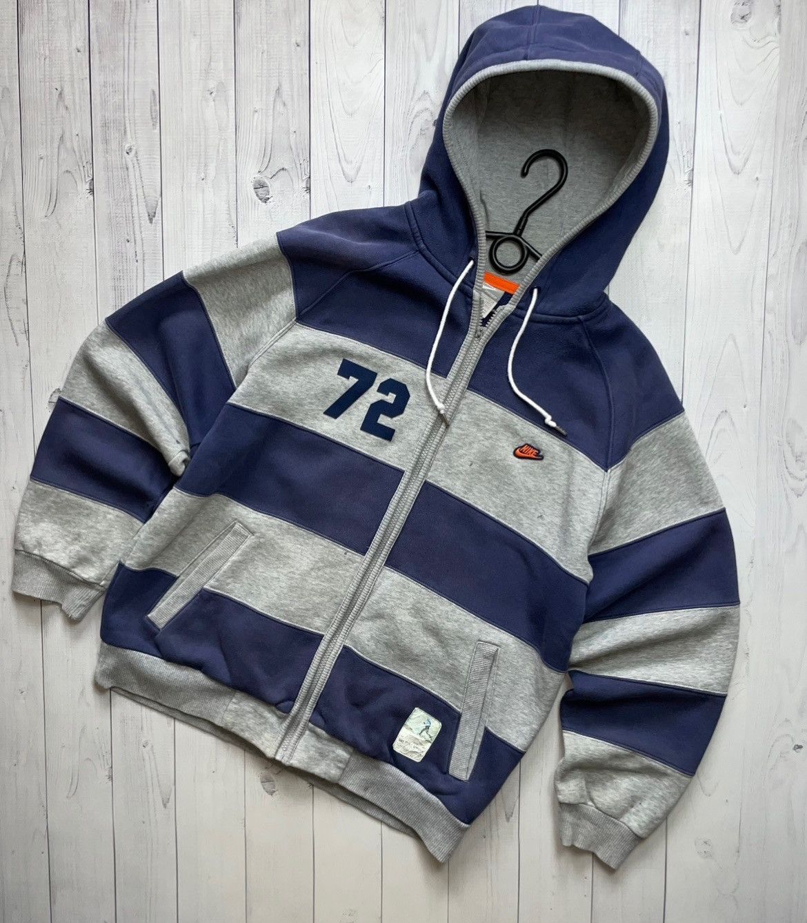 Nike × Vintage Vintage Nike striped zip hoodie size M 1972 Size US M / EU 48-50 / 2 - 1 Thumbnail