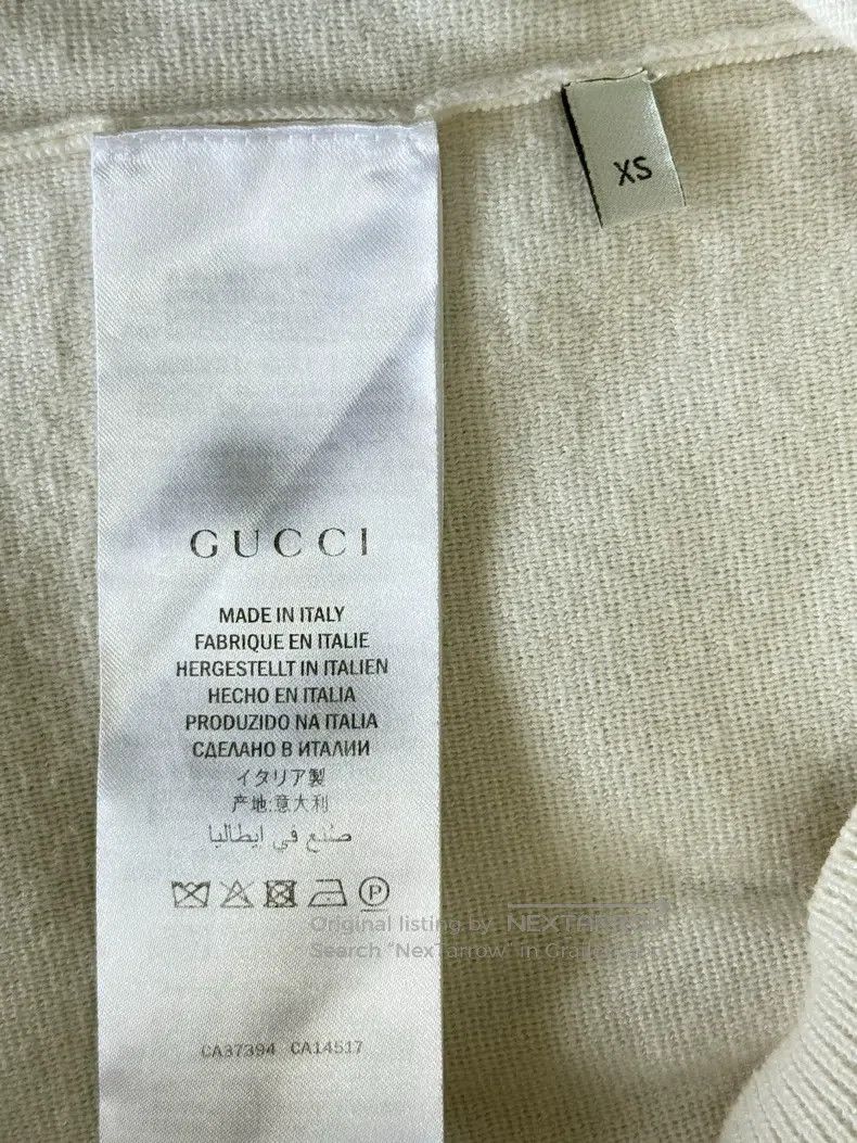 Gucci Gucci Little Bee Embroidery Knitted Cardigan coat Size XS / US 0-2 / IT 36-38 - 7 Thumbnail