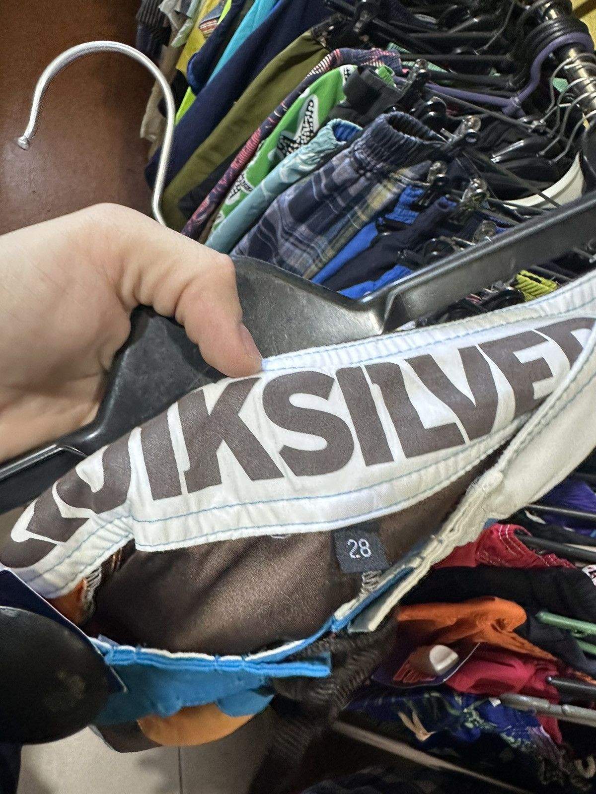 Vintage Vintage Quicksilver hawai shorts size 28 surf rare swim Size US 28 / EU 44 - 3 Thumbnail