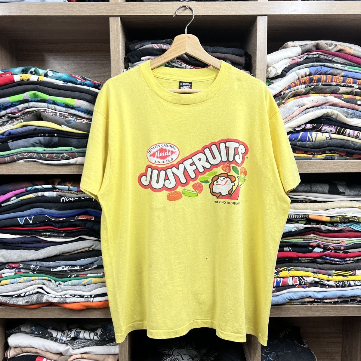Vintage VTG JUJYFRUITS PROMO TEE SIZE X LARGE Size US XL / EU 56 / 4 - 1 Thumbnail