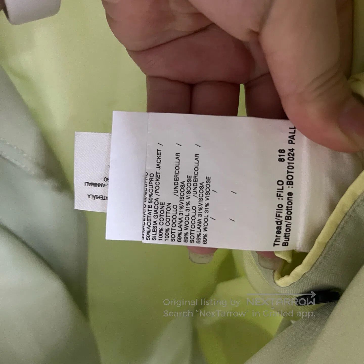 Burberry Burberry Long-sleeved blazers with double row of buttons| Size 50R - 4 Thumbnail