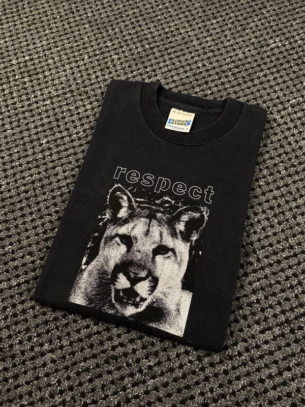Vintage Vintage Respect For Animals 90s WWF Screen Stars Tee Size US M / EU 48-50 / 2 - 6 Thumbnail