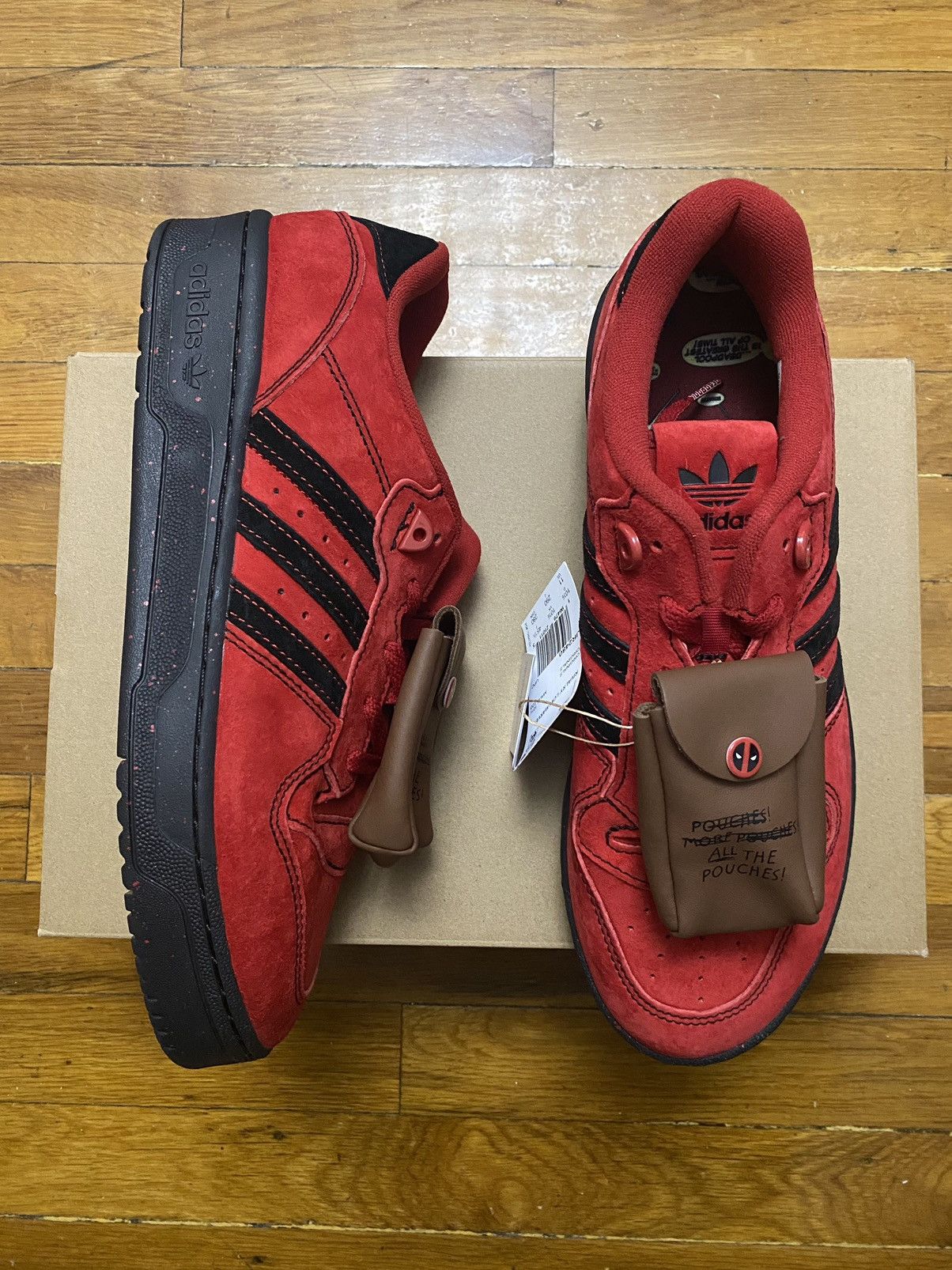 Adidas Size 11 - adidas Rivalry Low Deadpool & Wolverine Deadpool Size US 11 / EU 44 - 1 Thumbnail