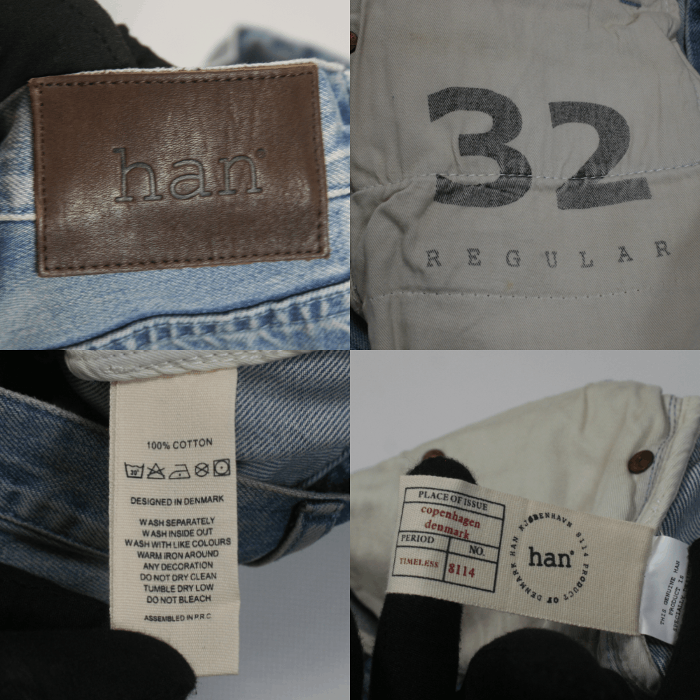 Han Kjobenhavn AW12 Selvage Stonewash Jeans Size US 32 / EU 48 - 9 Thumbnail