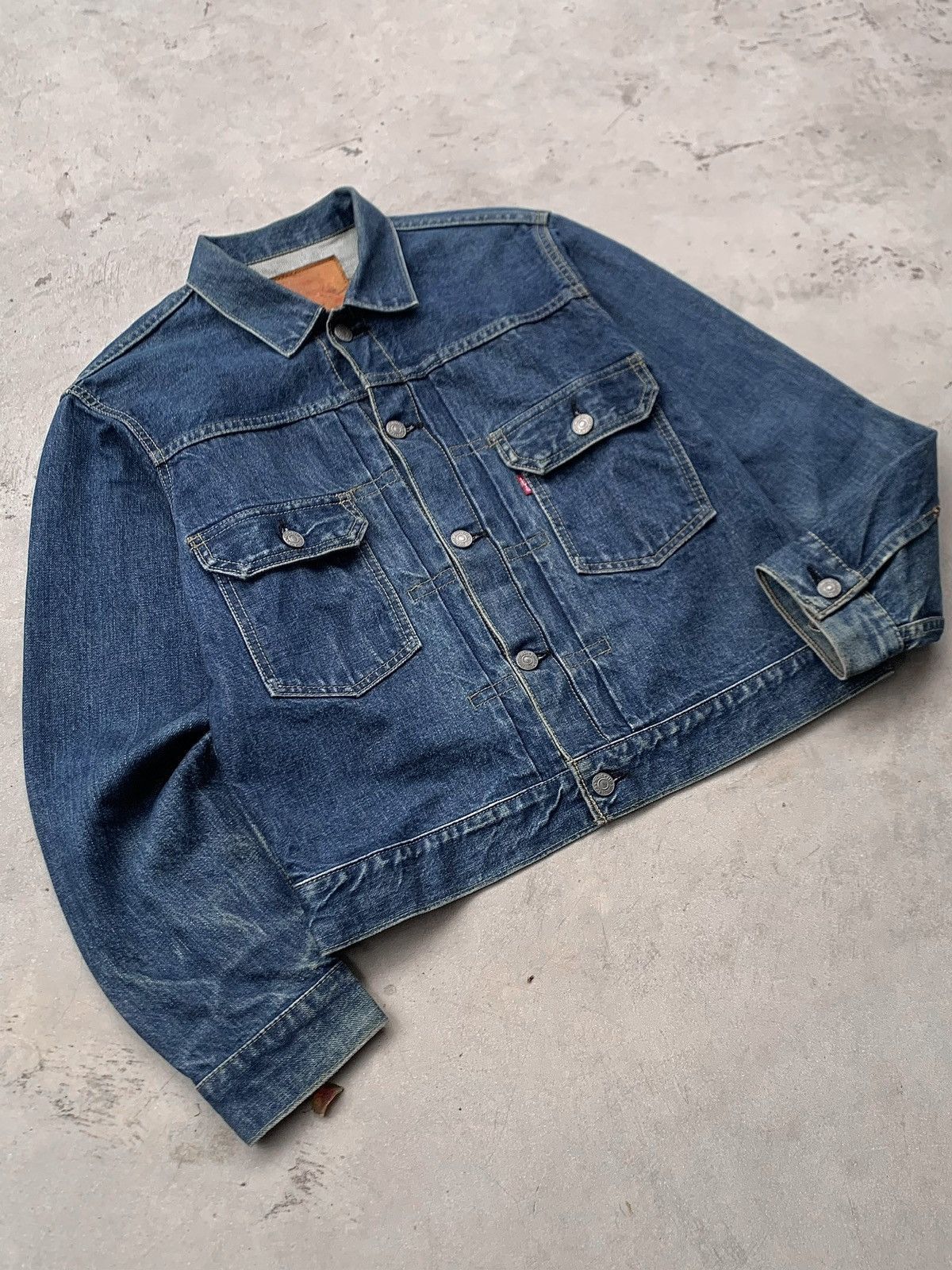 Levi's Vtg 90s Levis 507 Type ll Trucker Denim Jacket Made in Japan Size US L / EU 52-54 / 3 - 4 Thumbnail