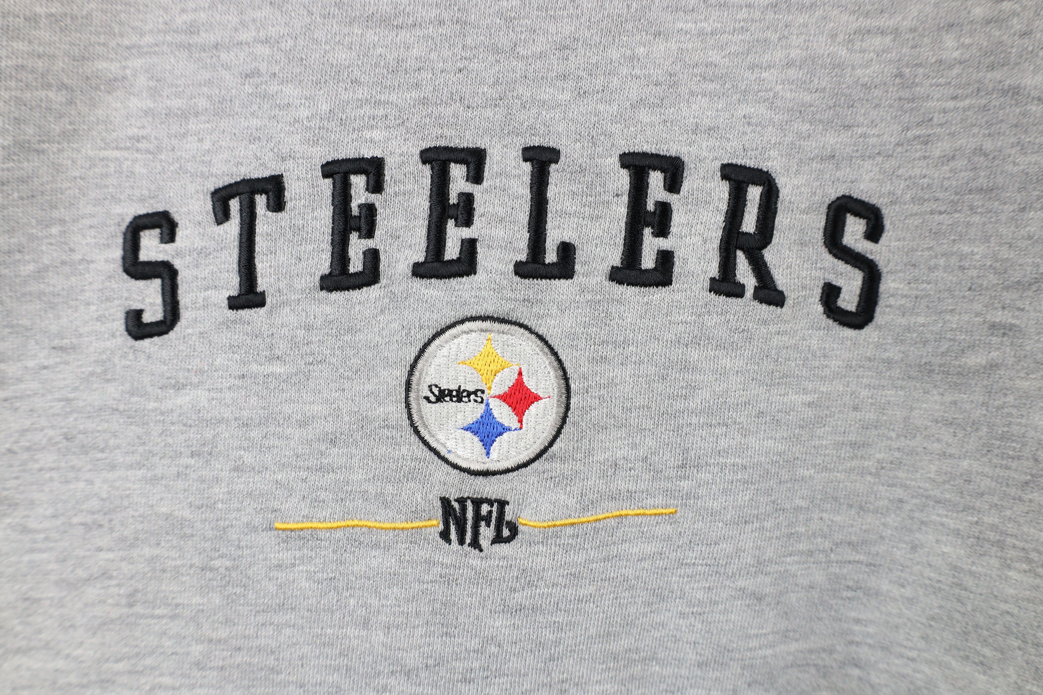 Vintage Vintage Spell Out Pittsburgh Steelers Football Sweatshirt Size US XL / EU 56 / 4 - 4 Thumbnail