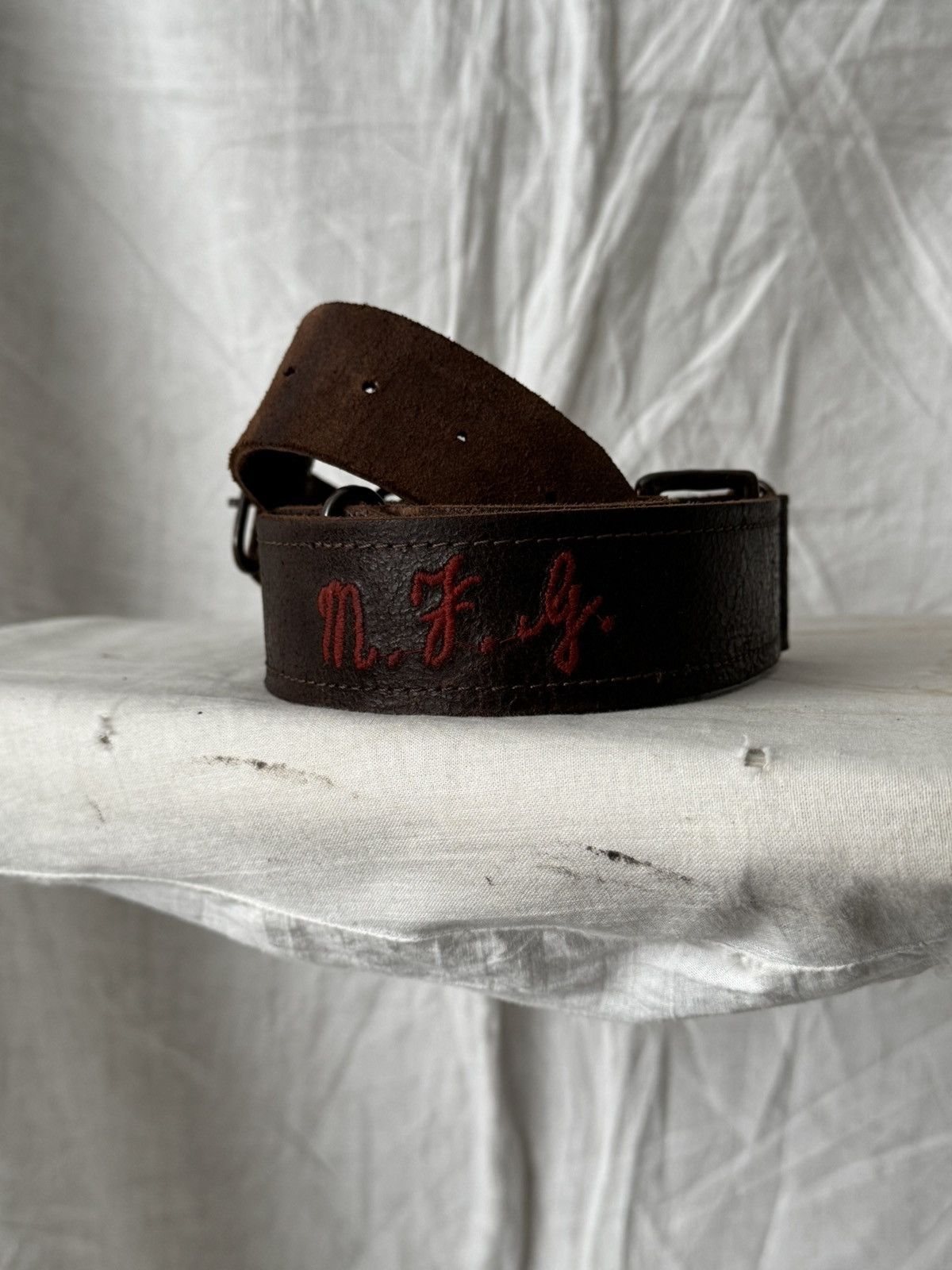 Marithe + Francois Girbaud Vintage Marithe & Francois Girbaud Leather Belt Size ONE SIZE - 4 Thumbnail