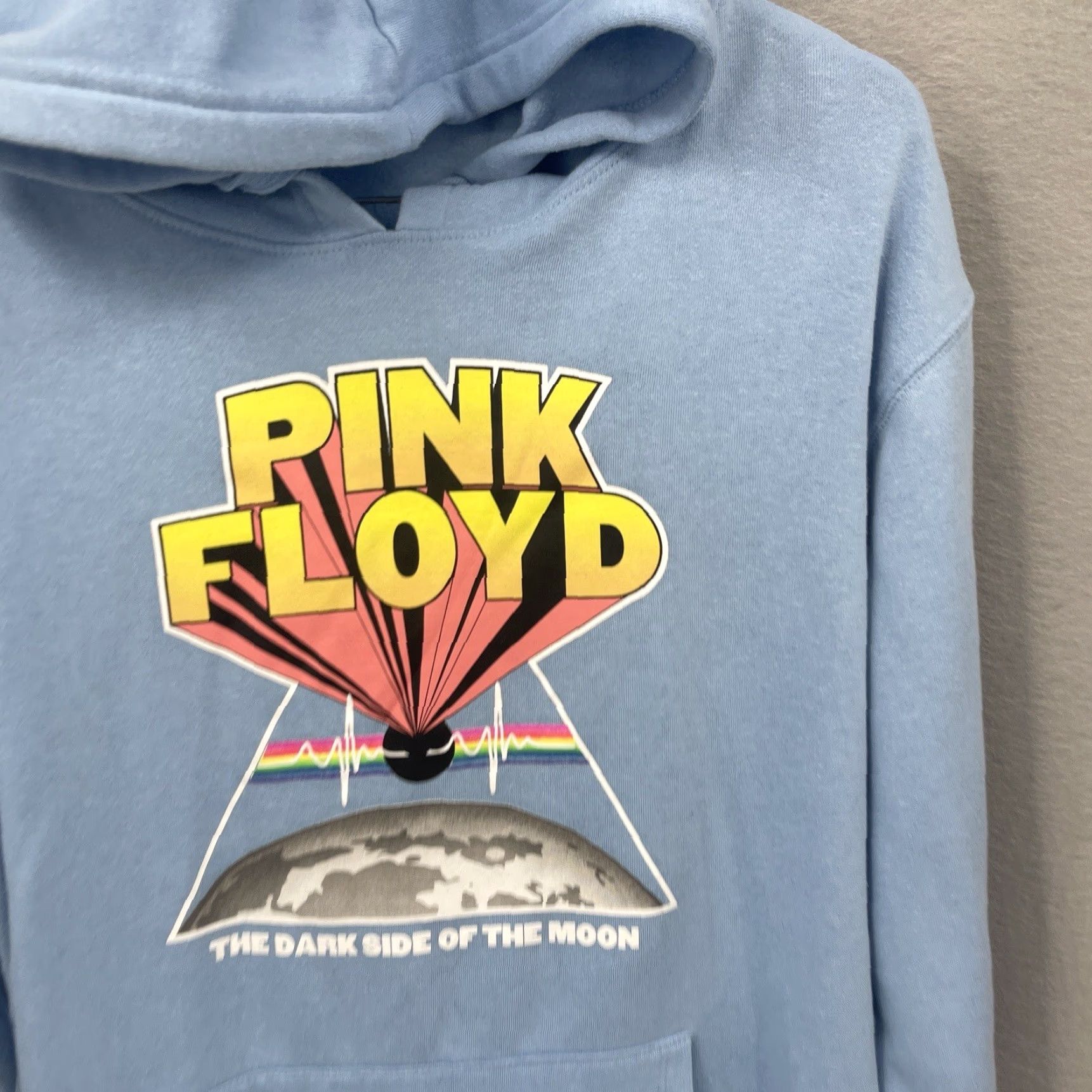 Vintage Pink Floyd The Dark Side Of The Moon Men’s Size XXL Blue Oversized Pullover Hoodie Mens Graphic Print 2XL Fashion Rock & Roll Regular Casual Size US XXL / EU 58 / 5 - 4 Thumbnail