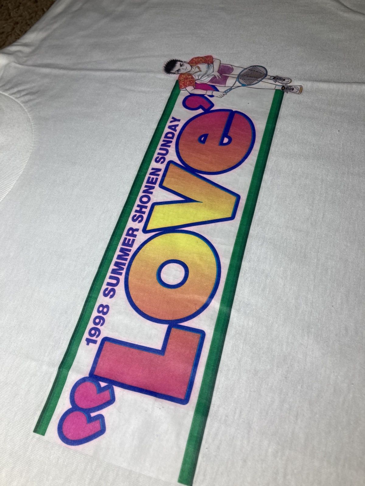 Anime New 1998 Summer Shonen Sunday Love Tennis Anime Sports 90s Size US L / EU 52-54 / 3 - 3 Thumbnail