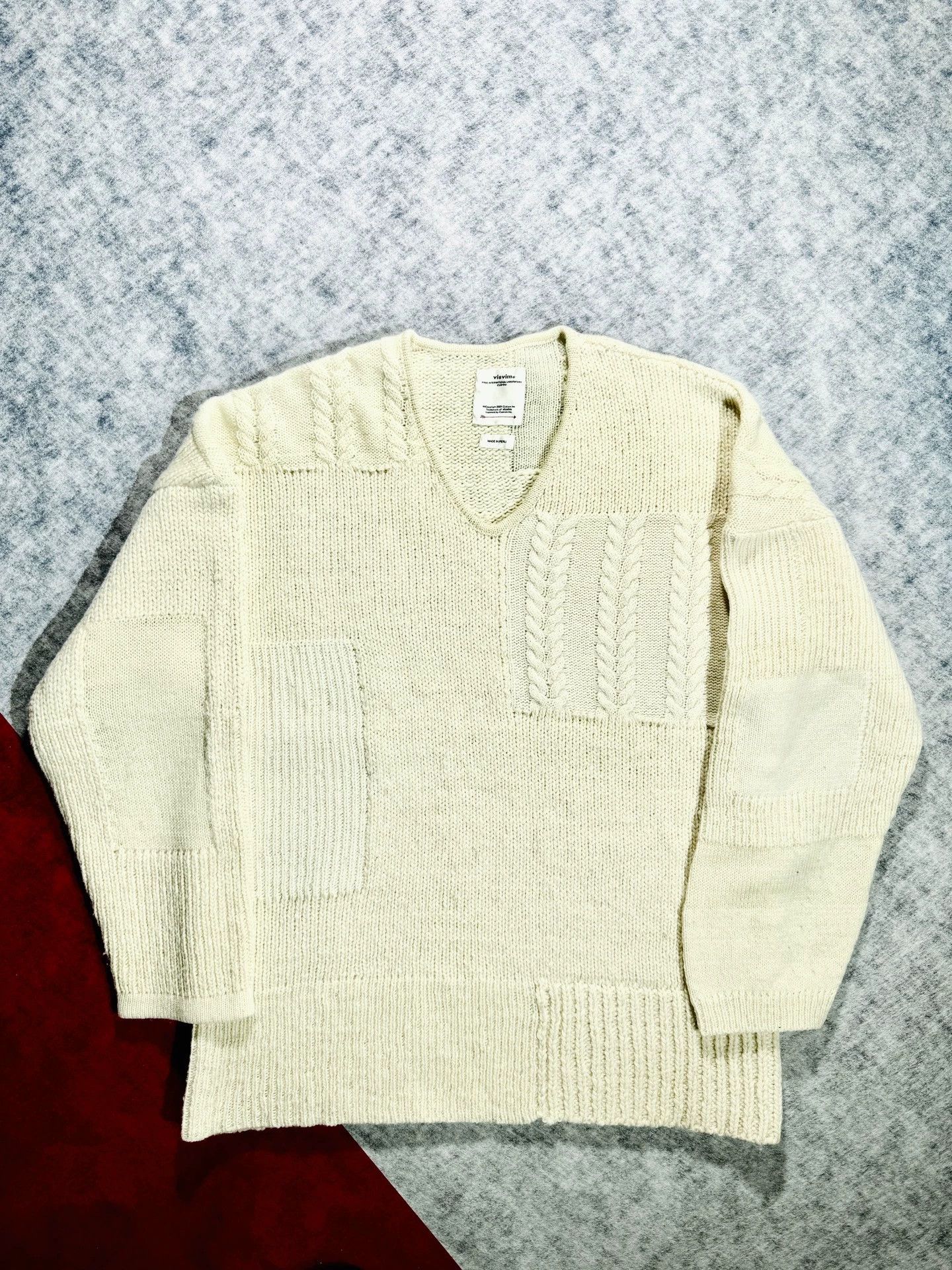 Visvim visvim highland v-neck p.w 19aw sweater Size US M / EU 48-50 / 2 - 1 Thumbnail