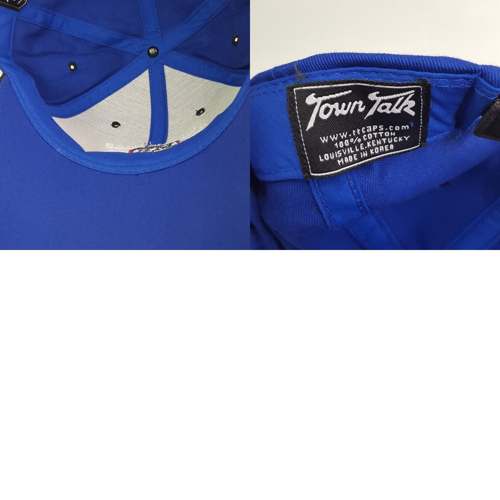 Vintage VINTAGE Town Talk PGA Adjustable Blue Snapback Hat Baseball Cap Mohican Hills Golf Club Retro Size ONE SIZE - 8 Thumbnail