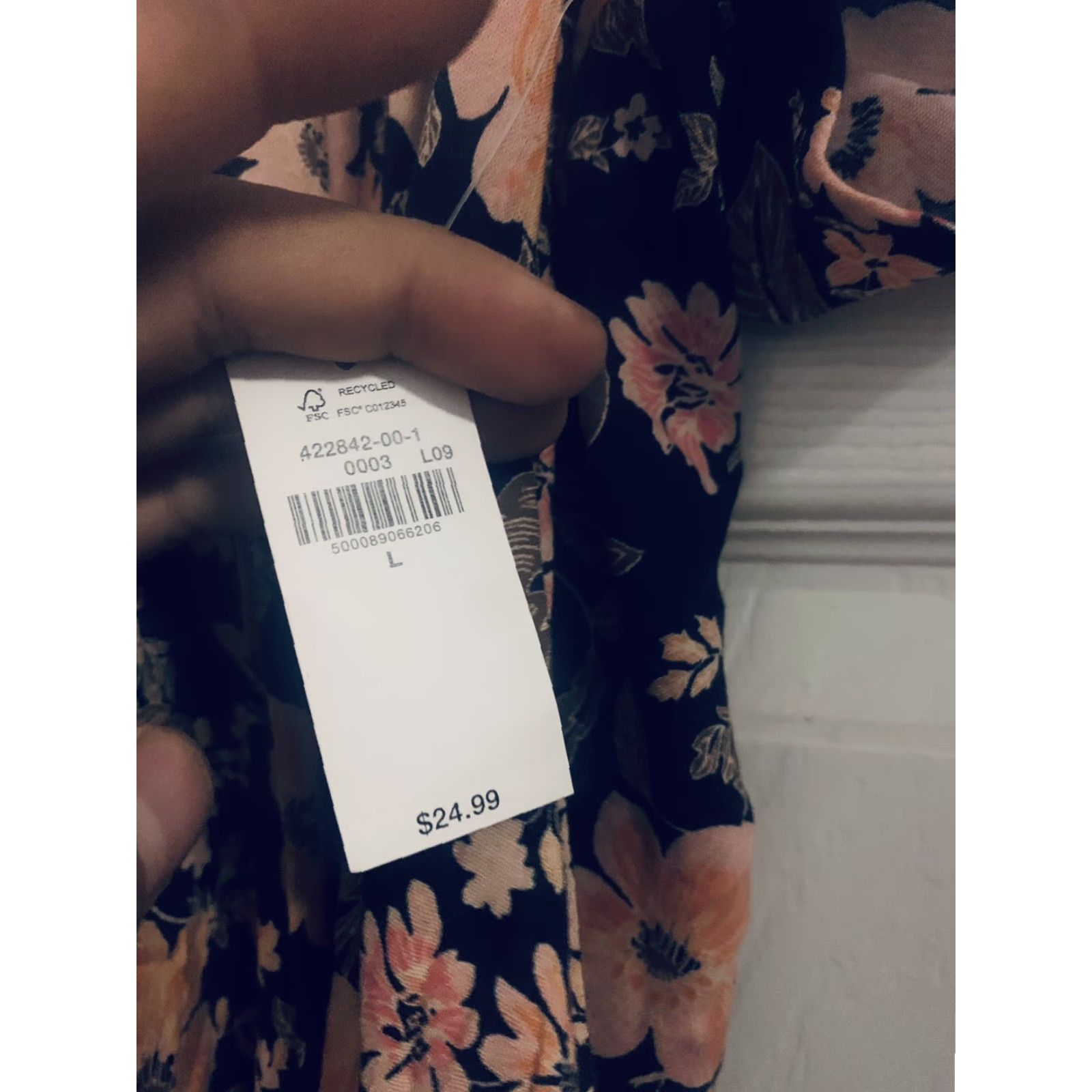 Old Navy Old Navy Shirt Womens Large Multicolor Floral Tee L MSRP 4.99 Size L / US 10 / IT 46 - 5 Thumbnail