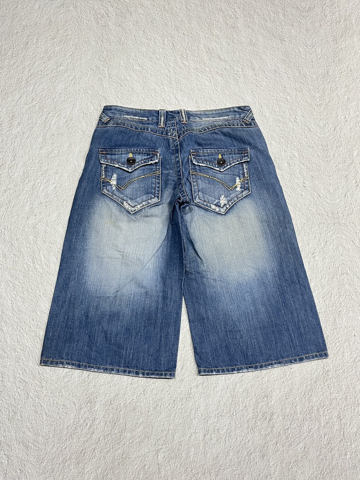 Hysteric Glamour Unknown - Supe Washed 3D Pocket Jorts Pants Size US 30 / EU 46 - 1 Thumbnail